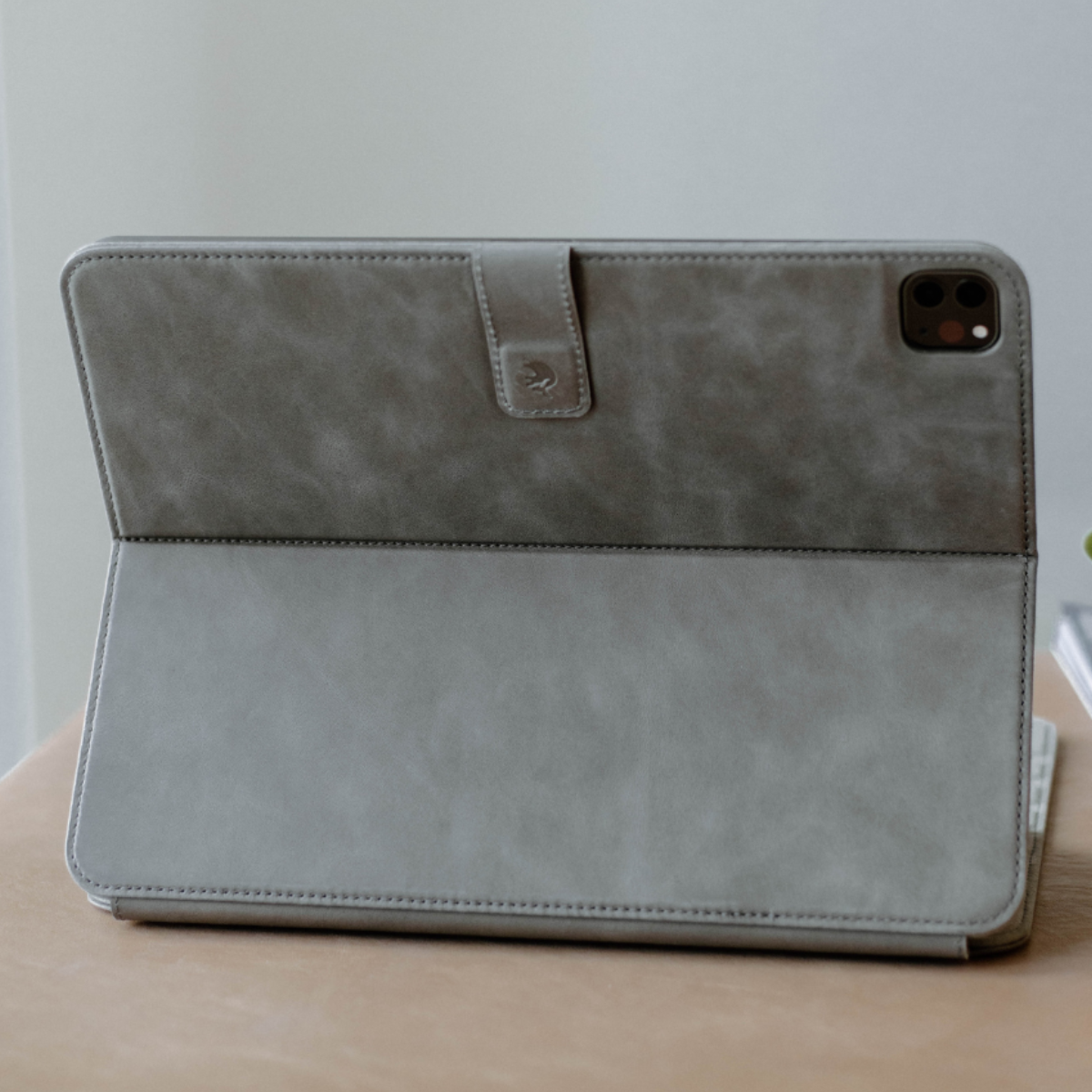 Leather iPad Case - Slate