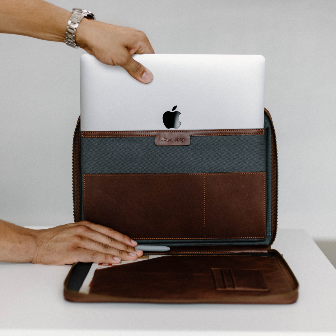 Leather MacBook Sleeve - Terra