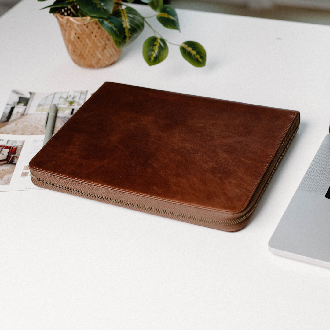 Leather MacBook Sleeve - Terra