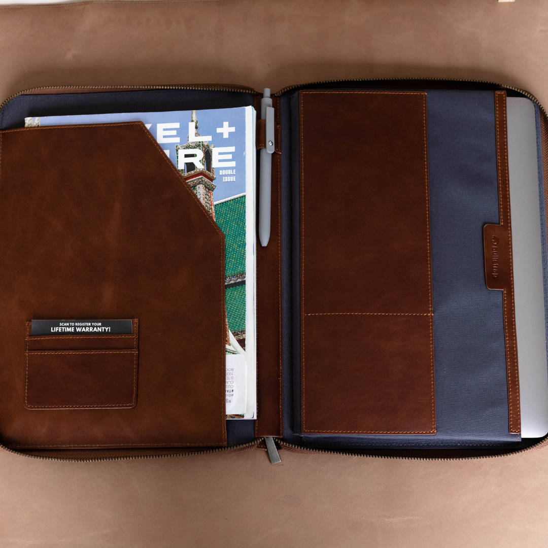 Leather MacBook Sleeve - Terra