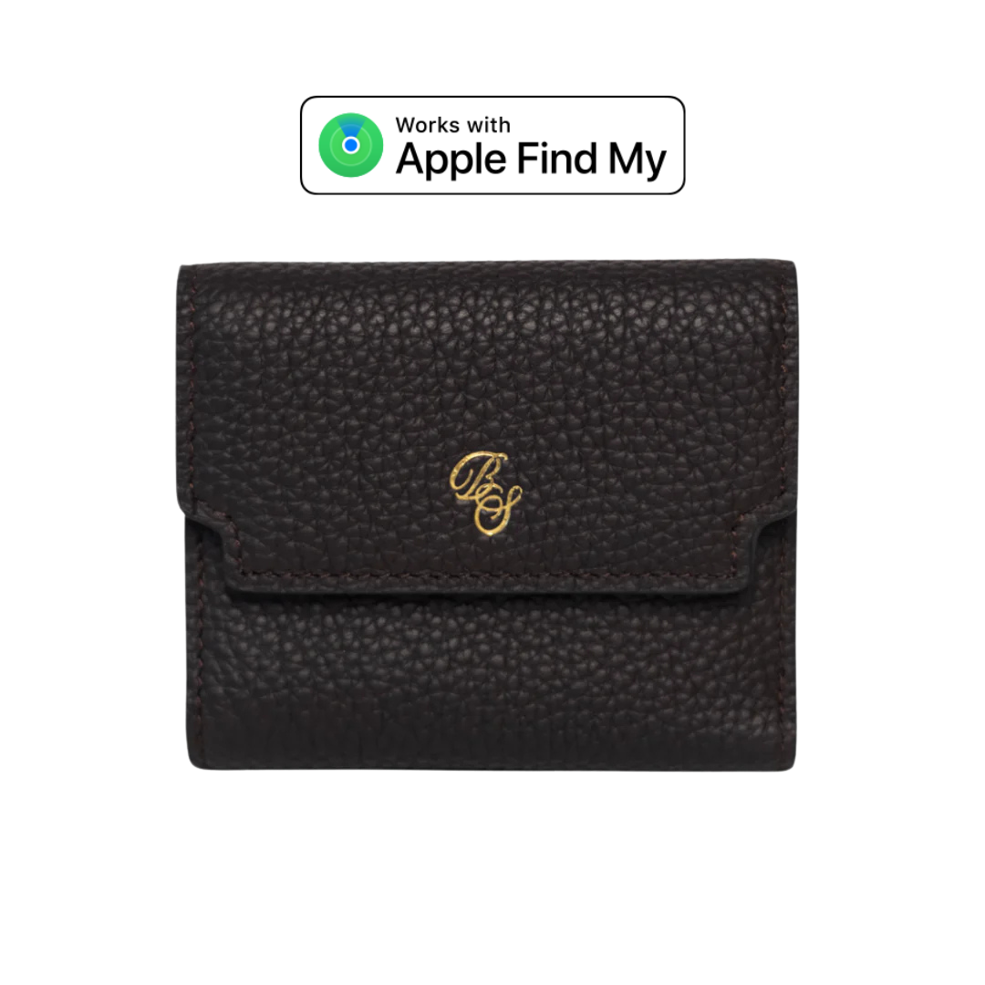 The Haven Trackable Wallet - Cocoa/Saddle