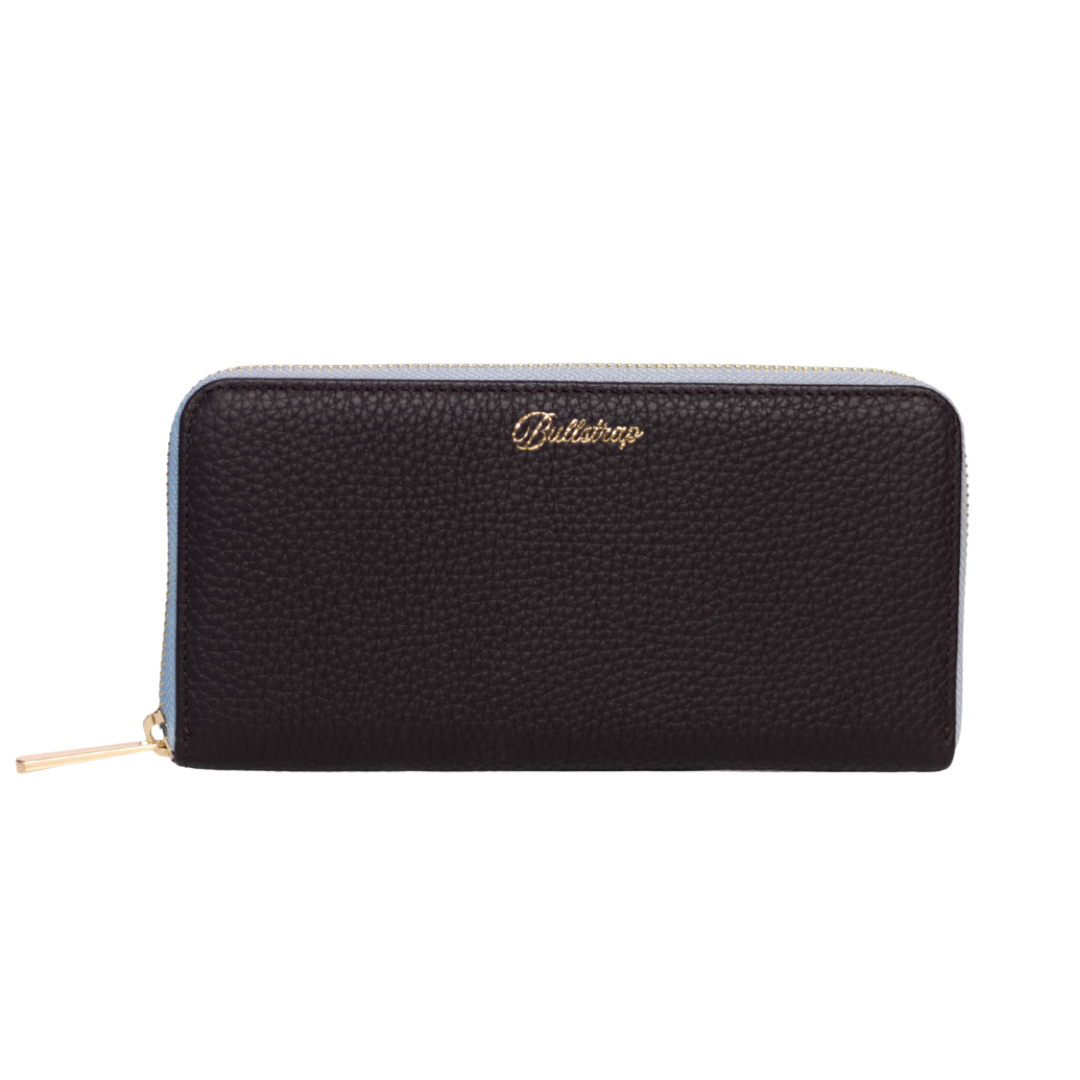 The Dolly Trackable Wallet - Cocoa/Bluebelle