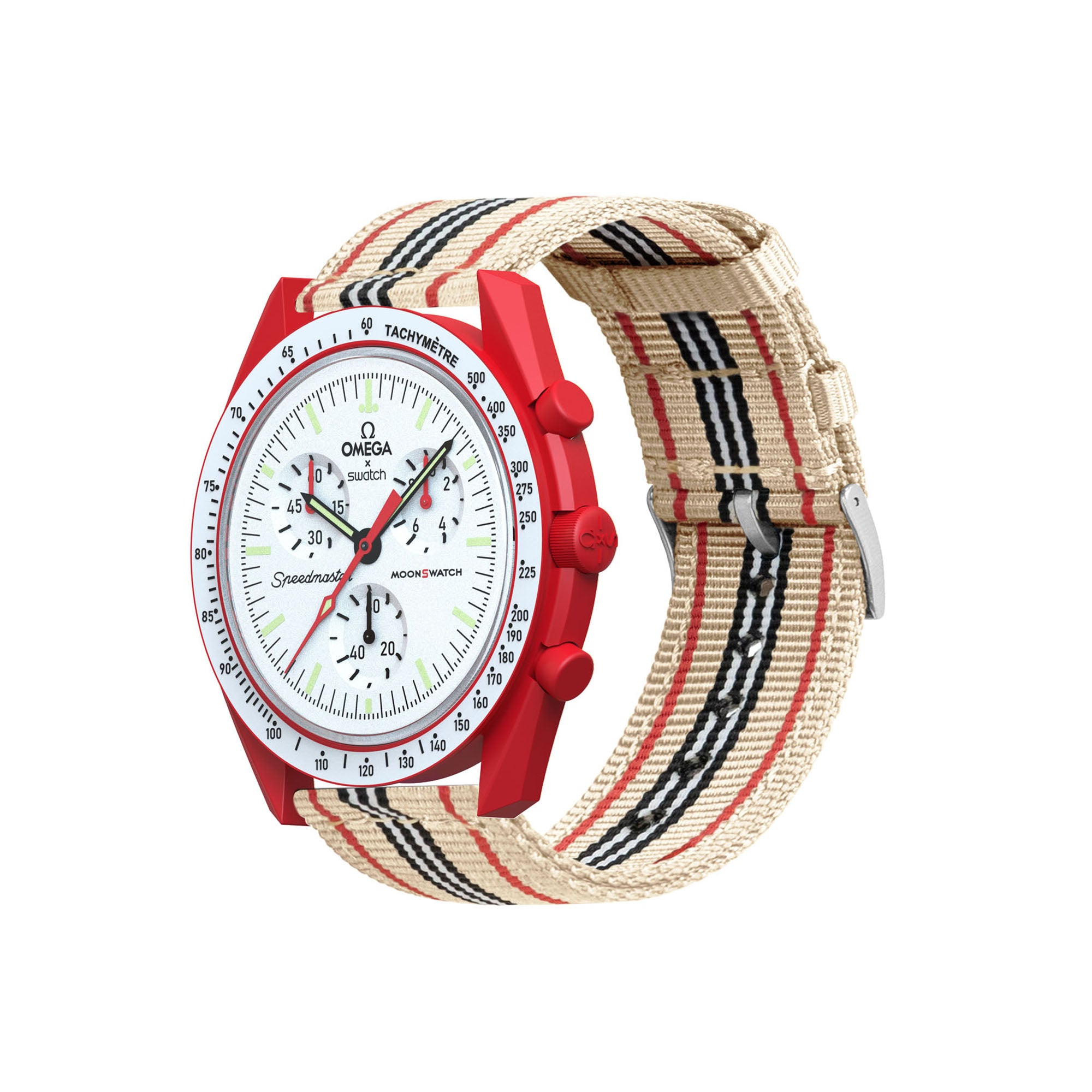 Omega Moonswatch Two Piece NATO® style Retro Watch Band