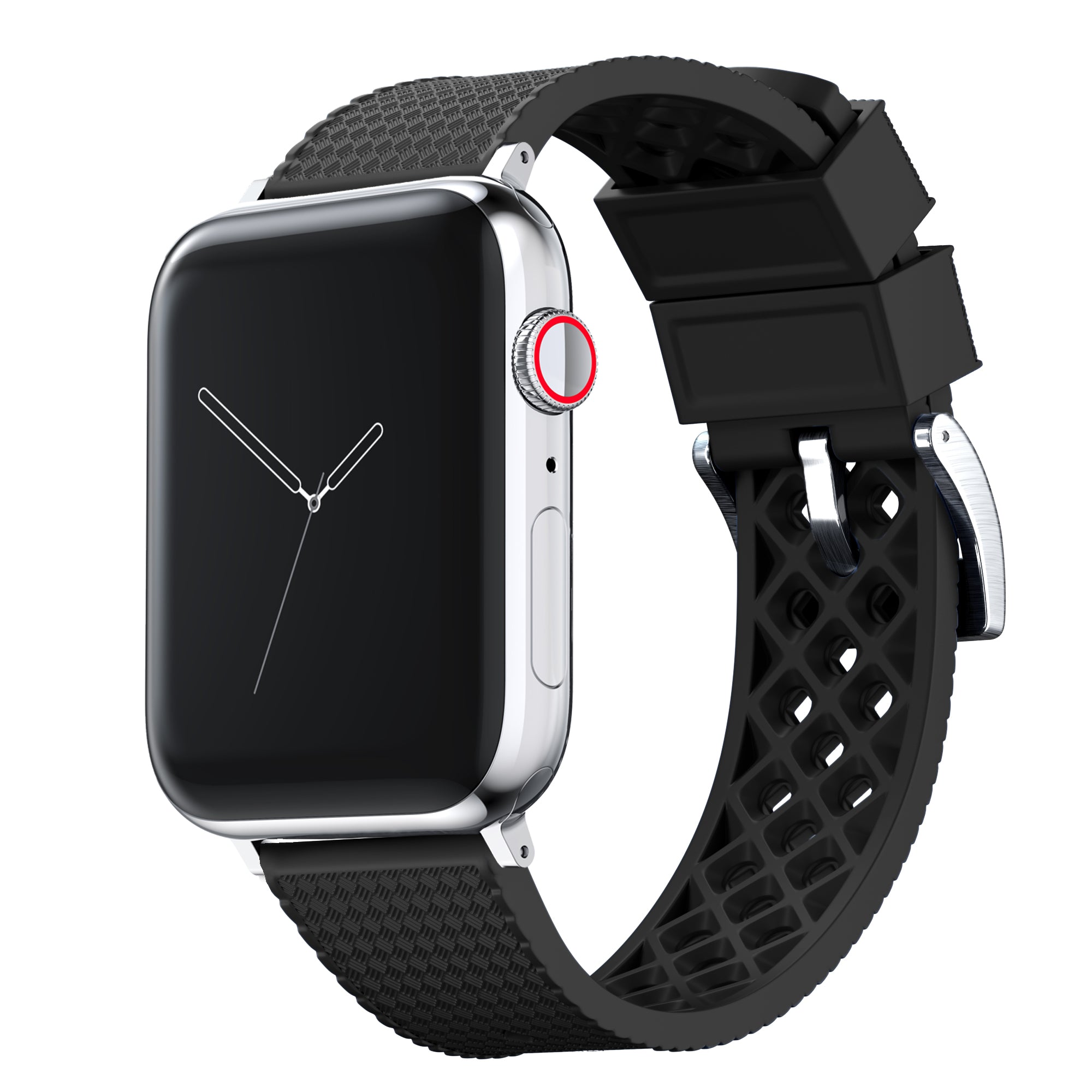 Elite Diver Black Apple Watch Strap Bundle | 2 Watch Bands