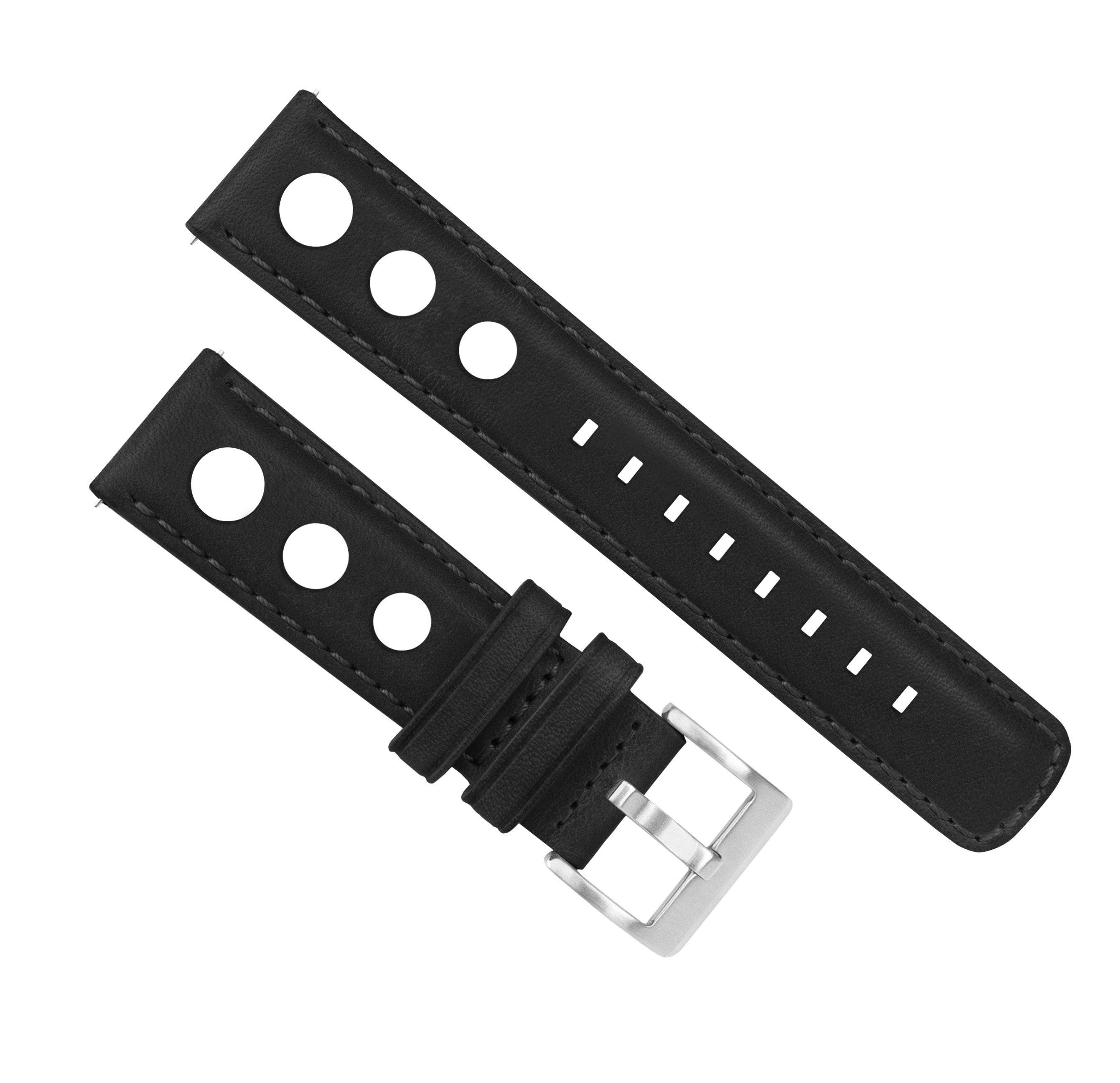 Suunto Vertical & Race | Rally Horween Leather | Black - Barton Watch Bands