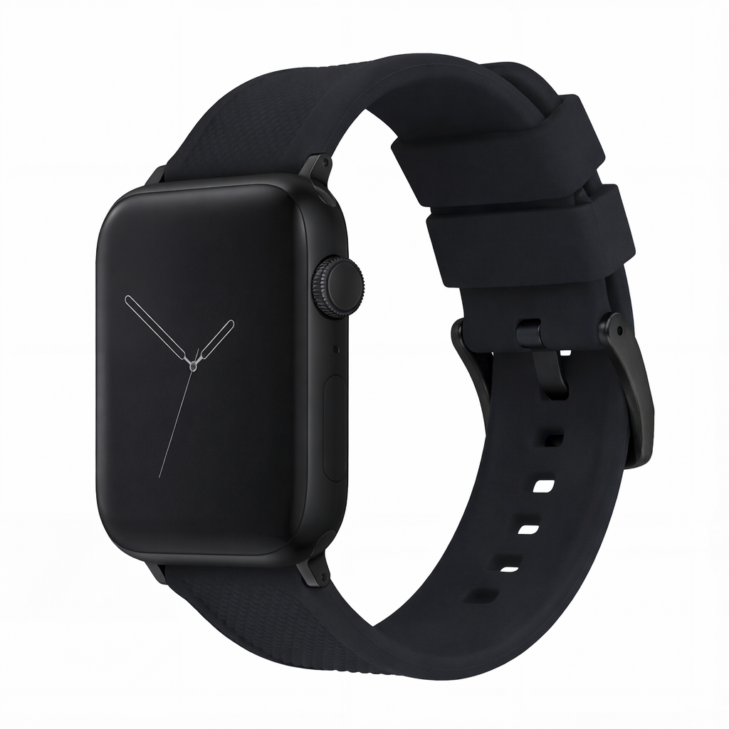 Apple Watch Elite FKM Rubber Black Watch Band