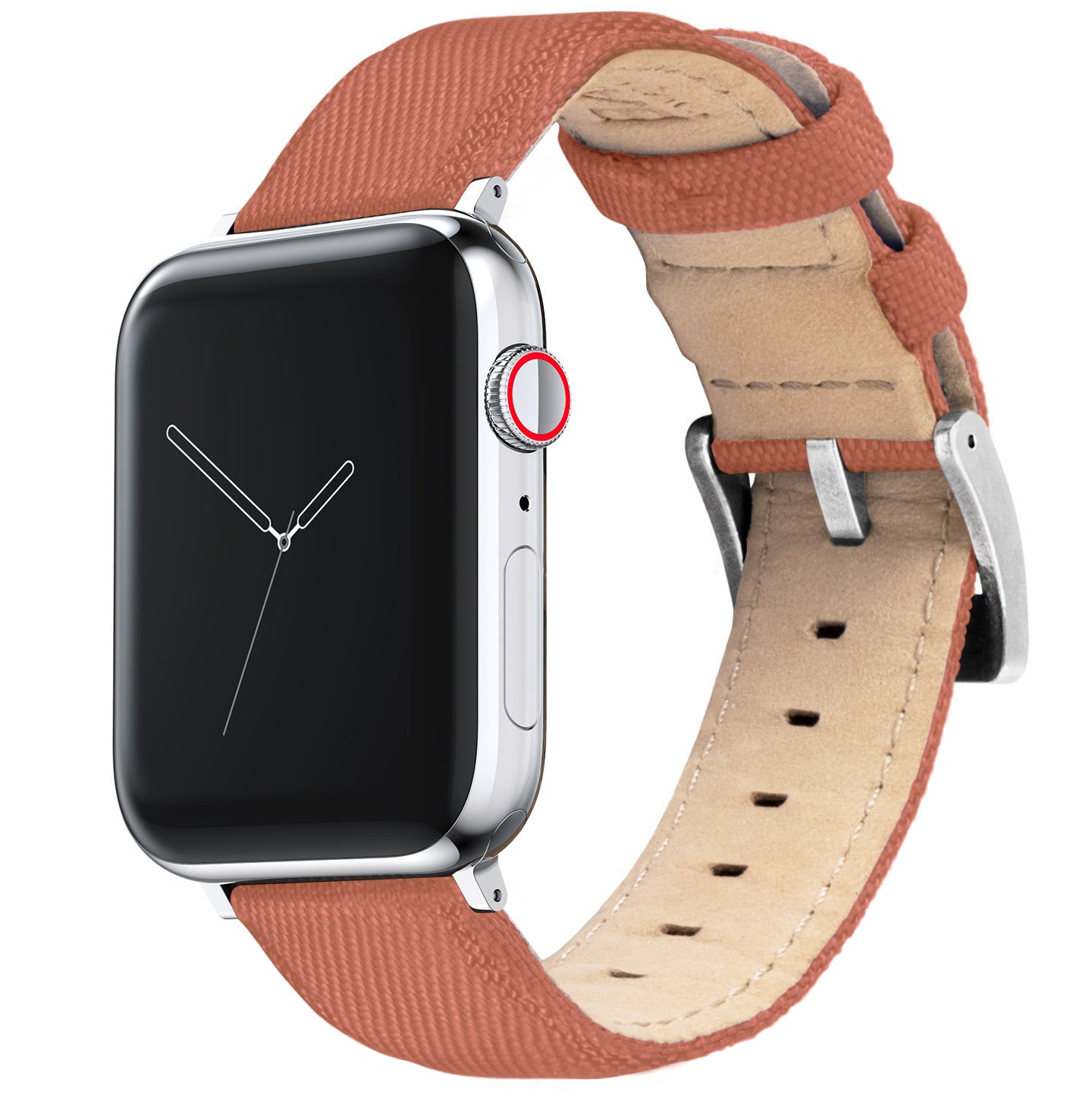Apple Watch Copper Orange Sailcloth Watch Band – Barton  display picture 3