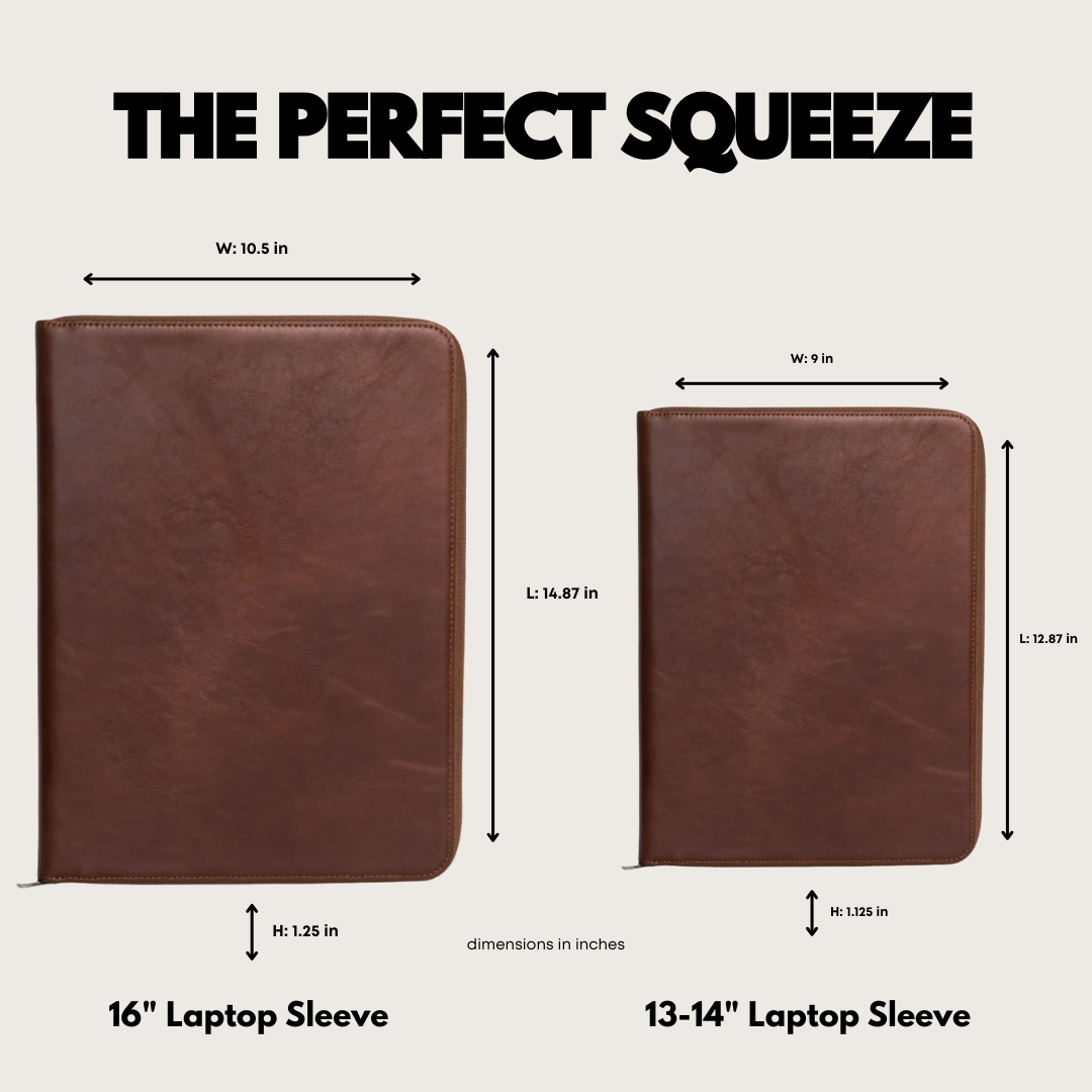 Leather MacBook Sleeve - Terra