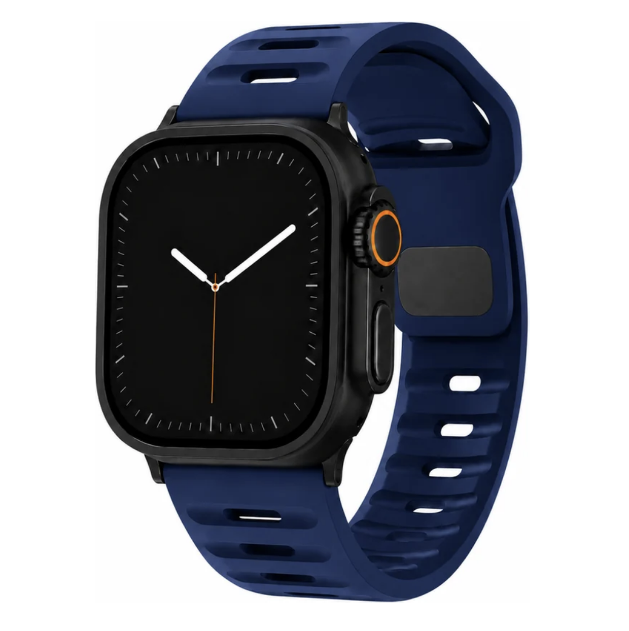 Apple Watch Active FKM Rubber Navy Blue Watch Band