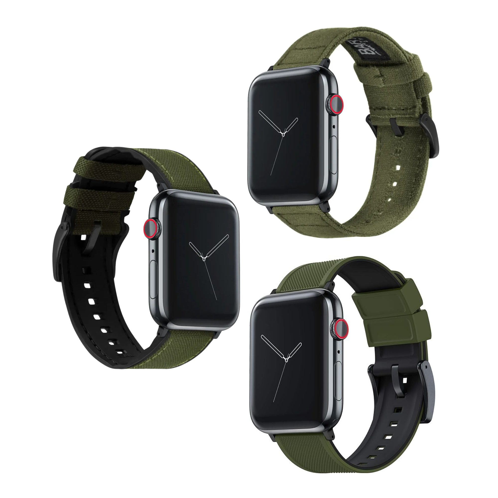 Frontier Green Apple Watch Strap Bundle | 3 Watch Bands