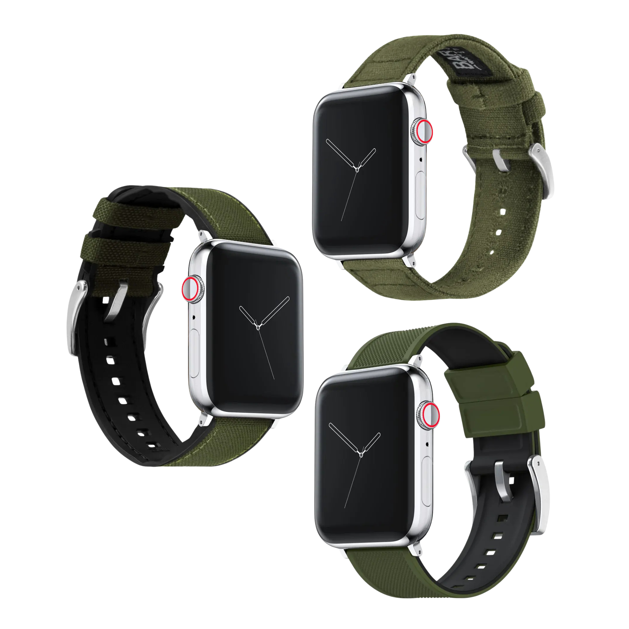 Frontier Green Apple Watch Strap Bundle | 3 Watch Bands