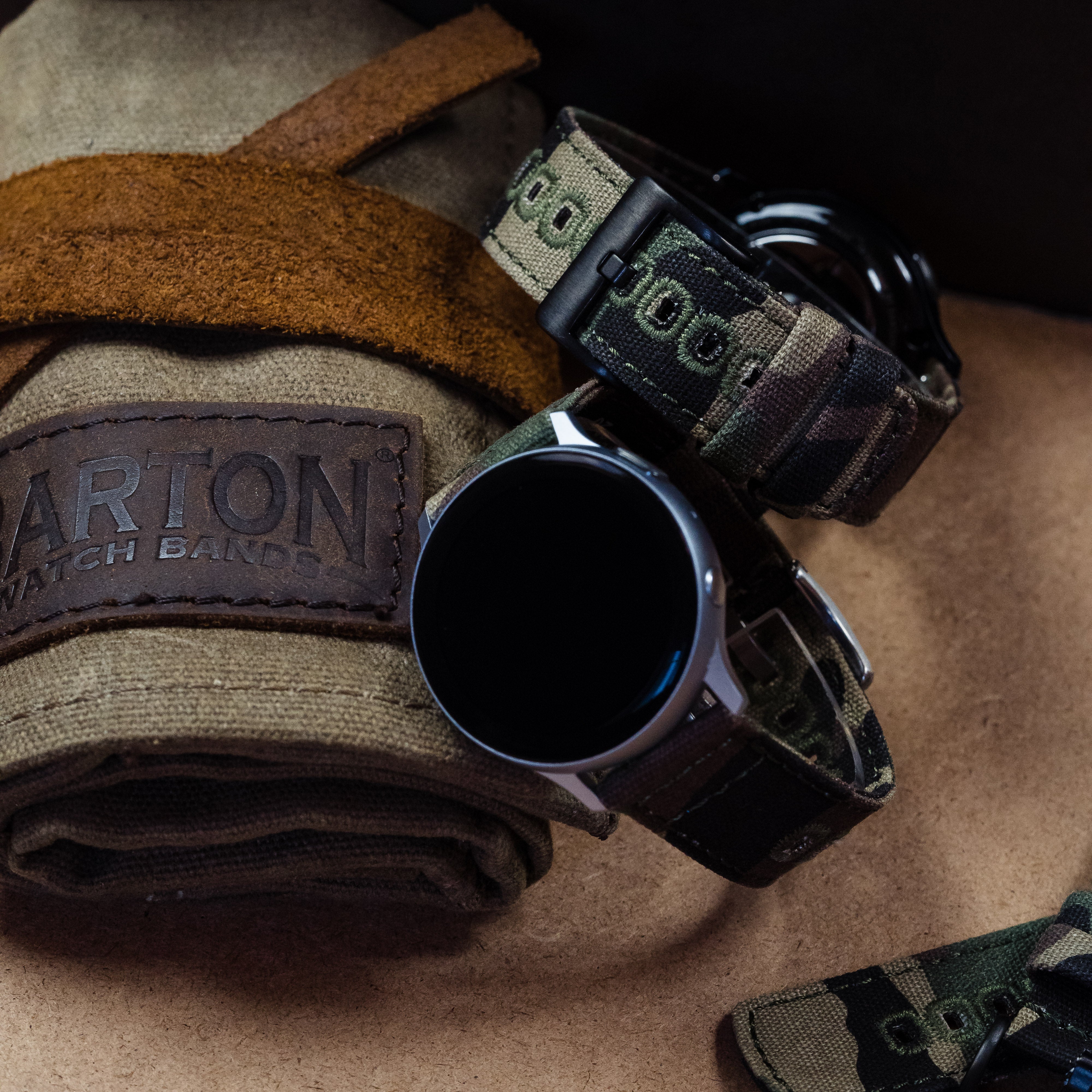 Suunto Vertical & Race | Camouflage Canvas - Barton Watch Bands