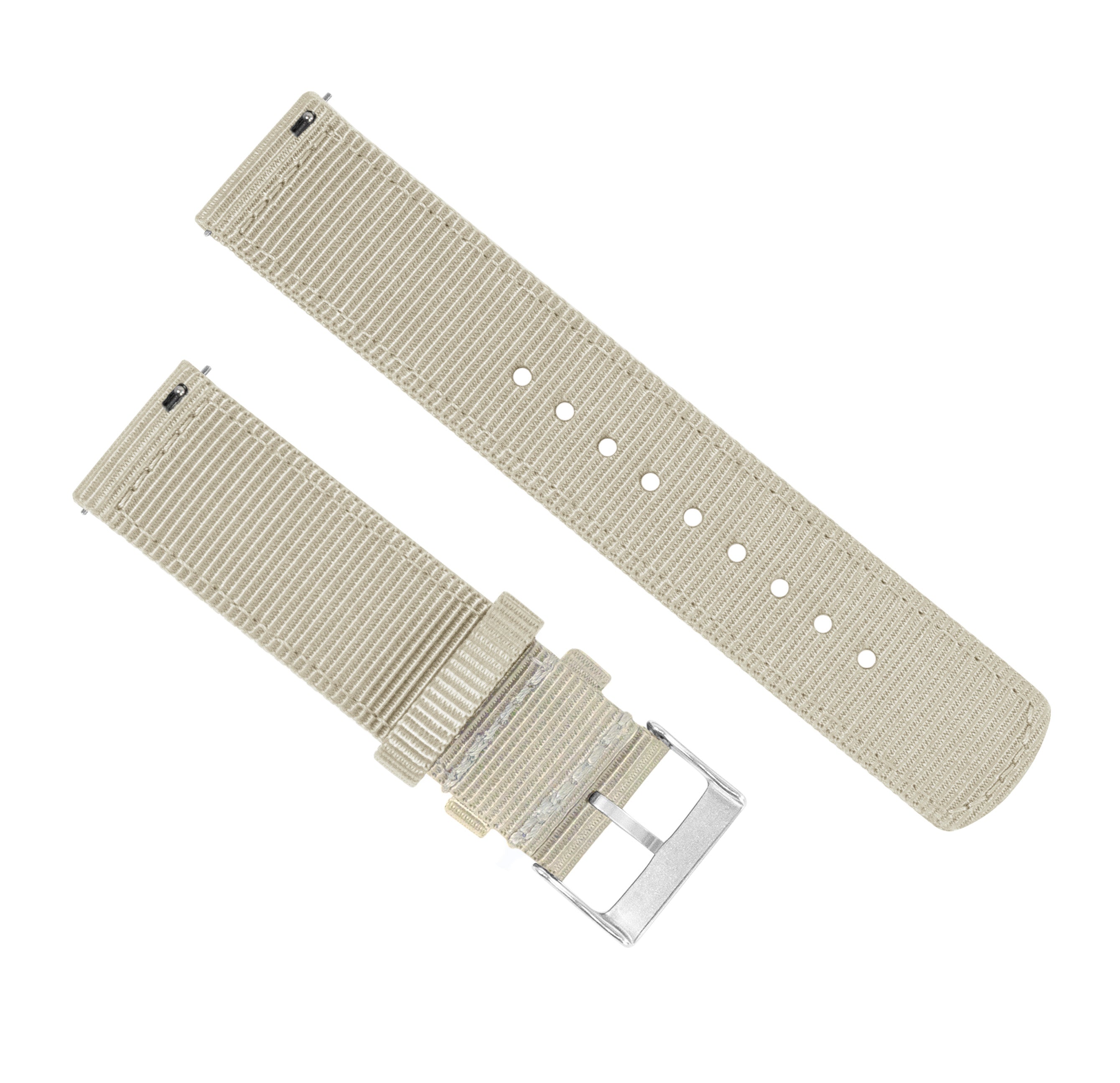 Polar Pacer & Pacer Pro | Two-Piece NATO® style | Khaki Tan - Barton Watch Bands