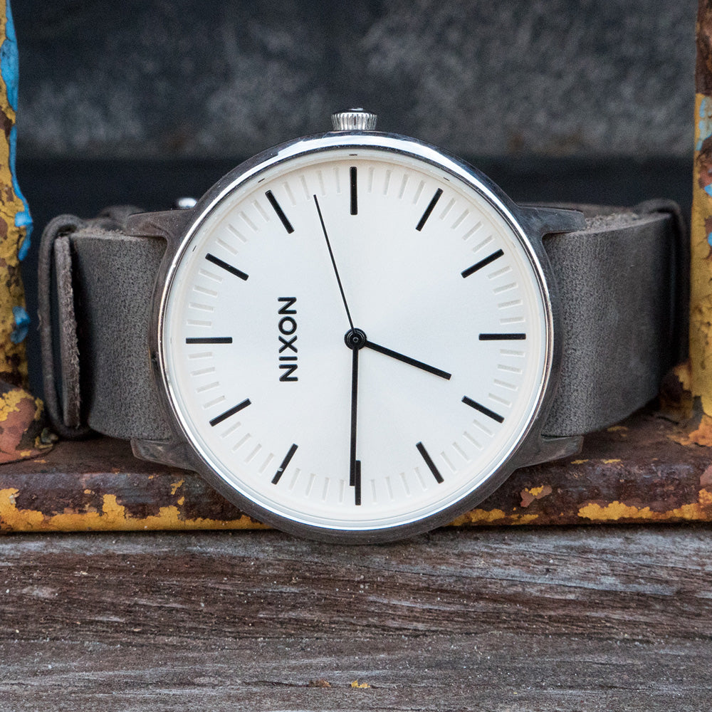 Espresso Brown Leather NATO® style Watch Band