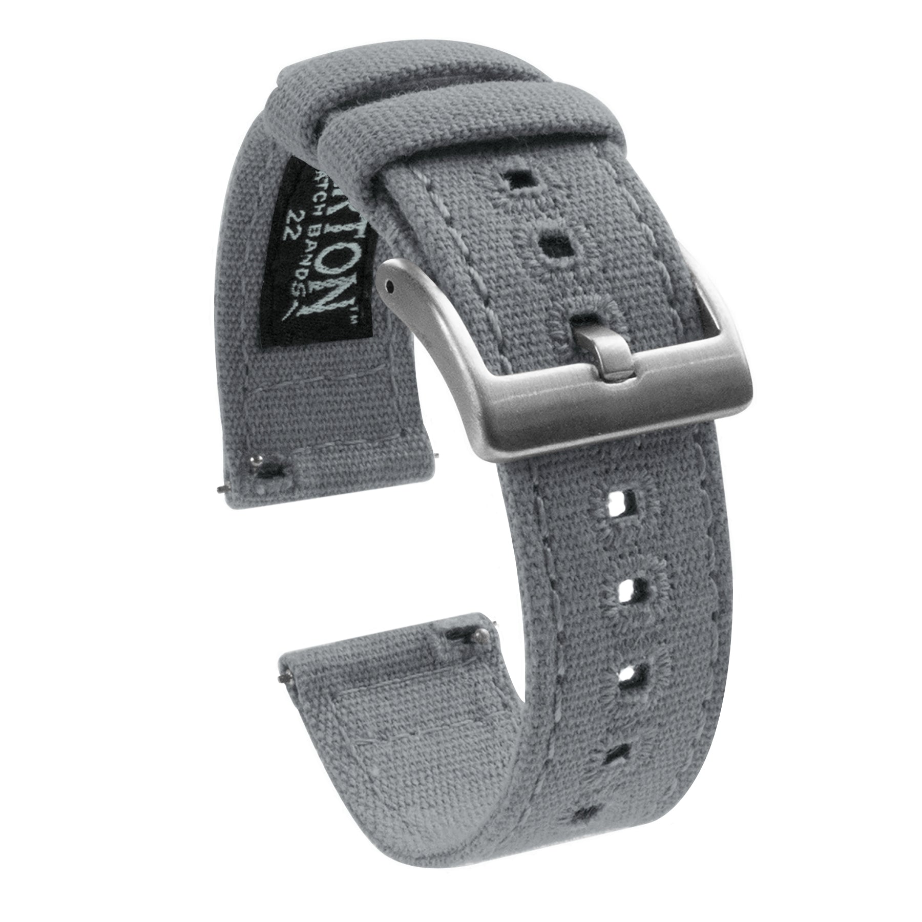 Samsung Galaxy Watch Active 2 | Cool Grey Canvas - Barton Watch Bands