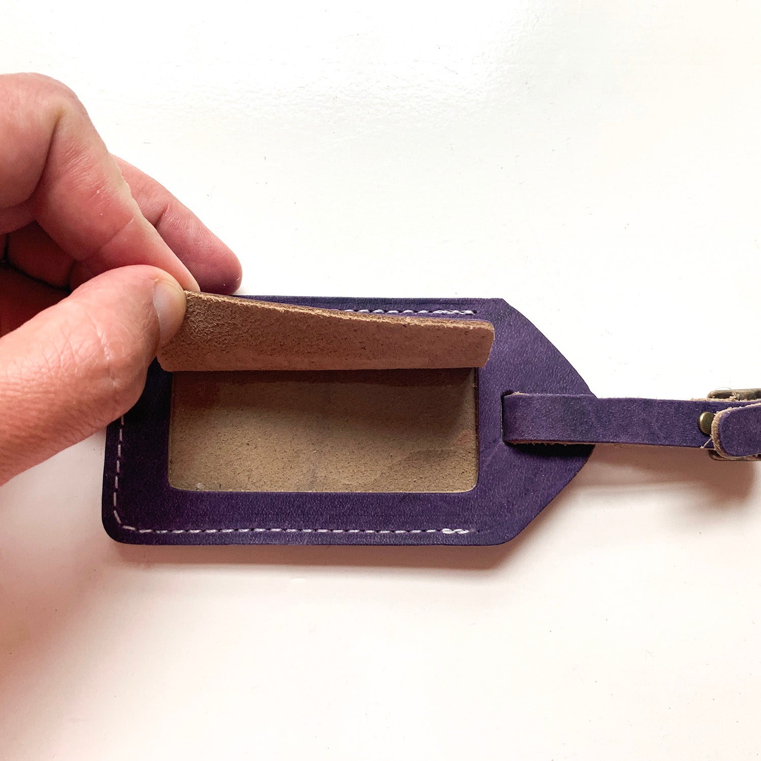 Rogue Leather Luggage Tag