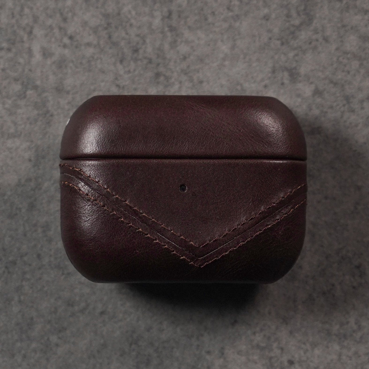 FINAL SALE Leather AirPods Cases - BOURBON