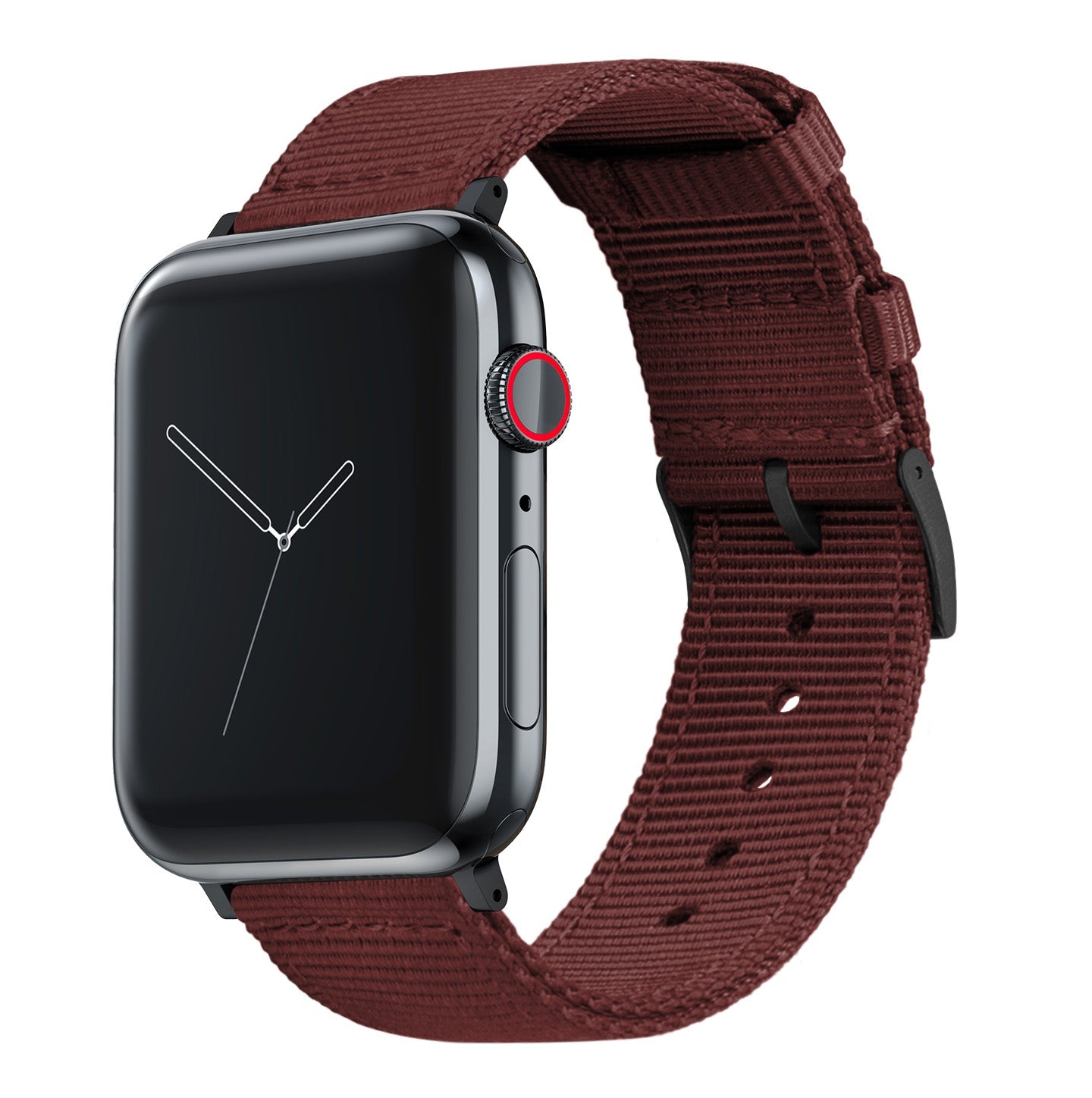 Apple Watch Two Piece NATO® style Merlot Watch Band