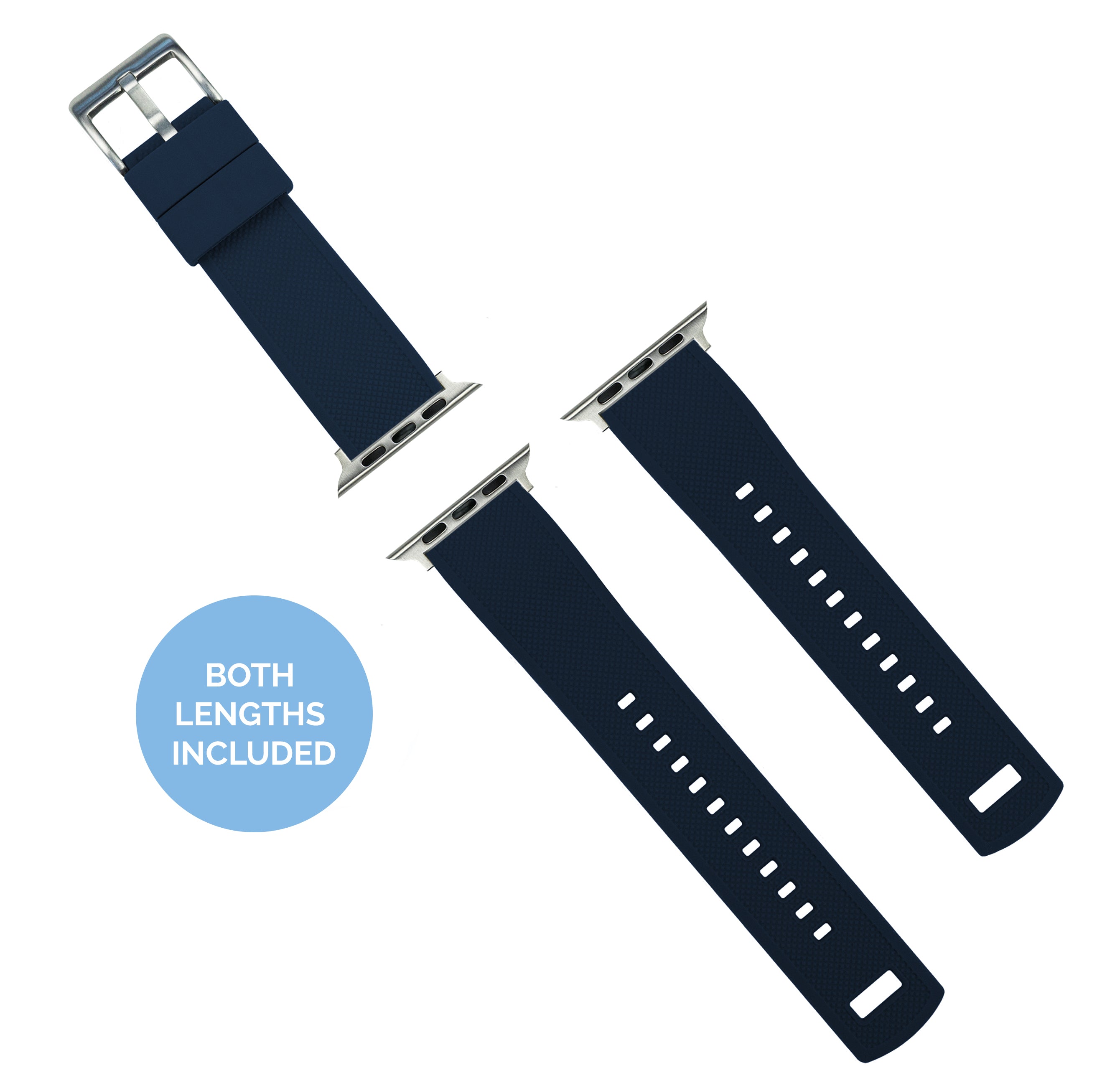 Apple Watch Elite FKM Rubber Navy Blue Watch Band