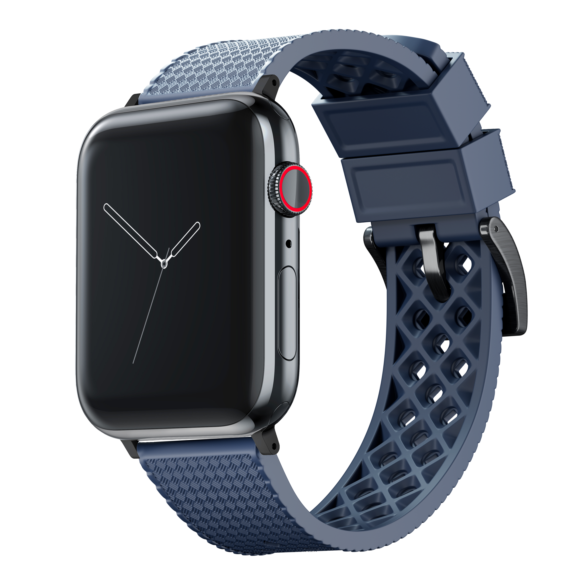 Elite Diver Navy Blue Apple Watch Strap Bundle | 2 Watch Bands