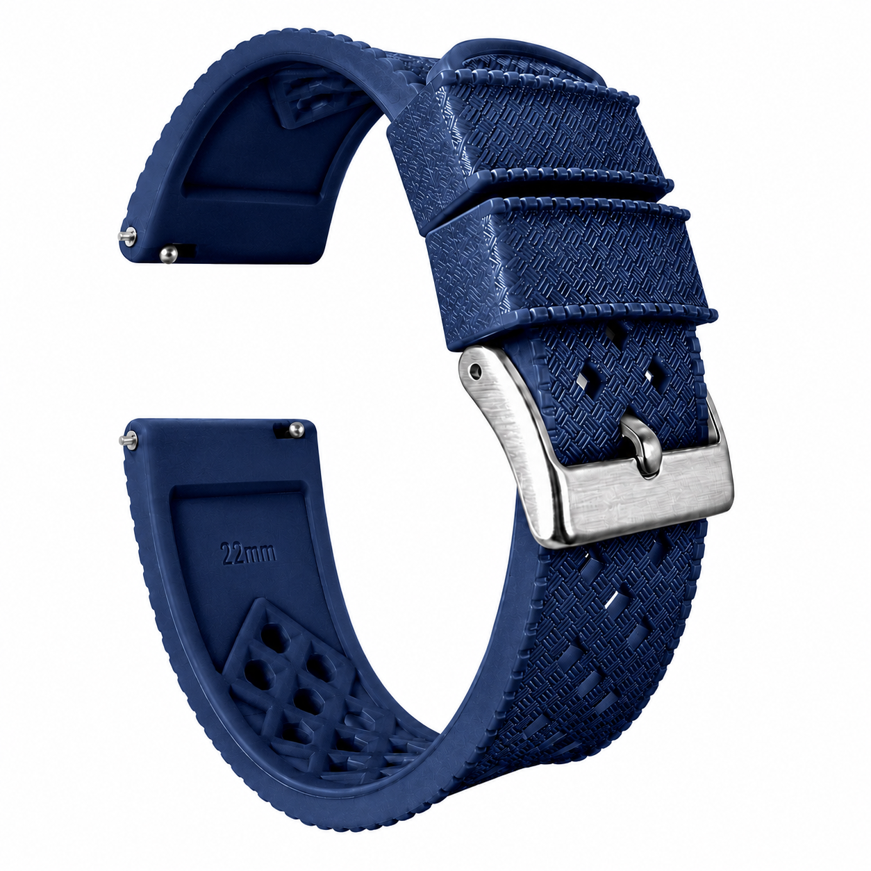 Navy Blue Tropical Style Watch Band