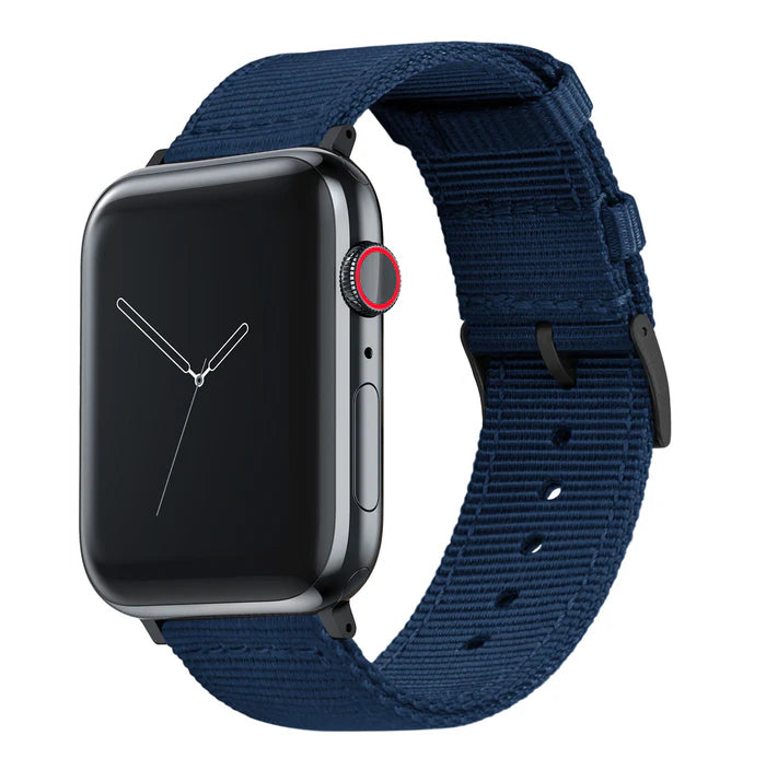 Elite Diver Navy Blue Apple Watch Strap Bundle | 3 Watch Bands