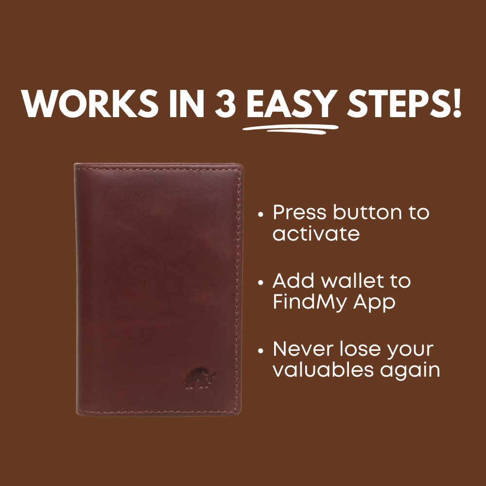 Leather Nav Messenger Wallet - TERRA