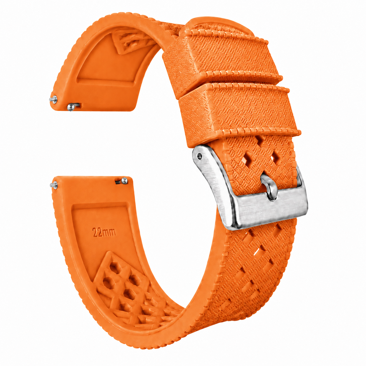 Orange Tropical Style Watch Band