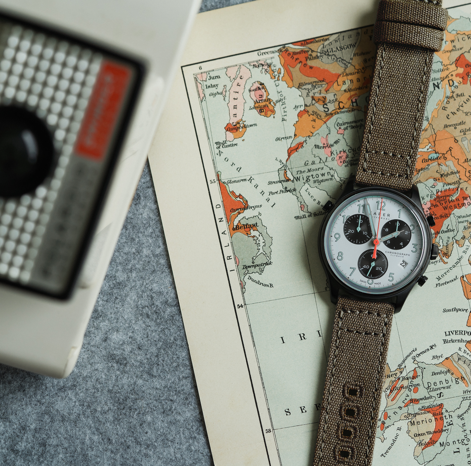 Taupe Premium Canvas Watch Band
