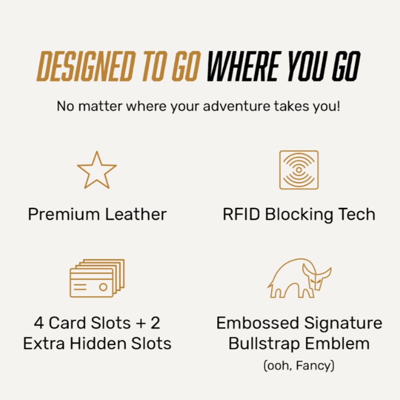 BACKORDER The Messenger Wallet - BLACK EDITION