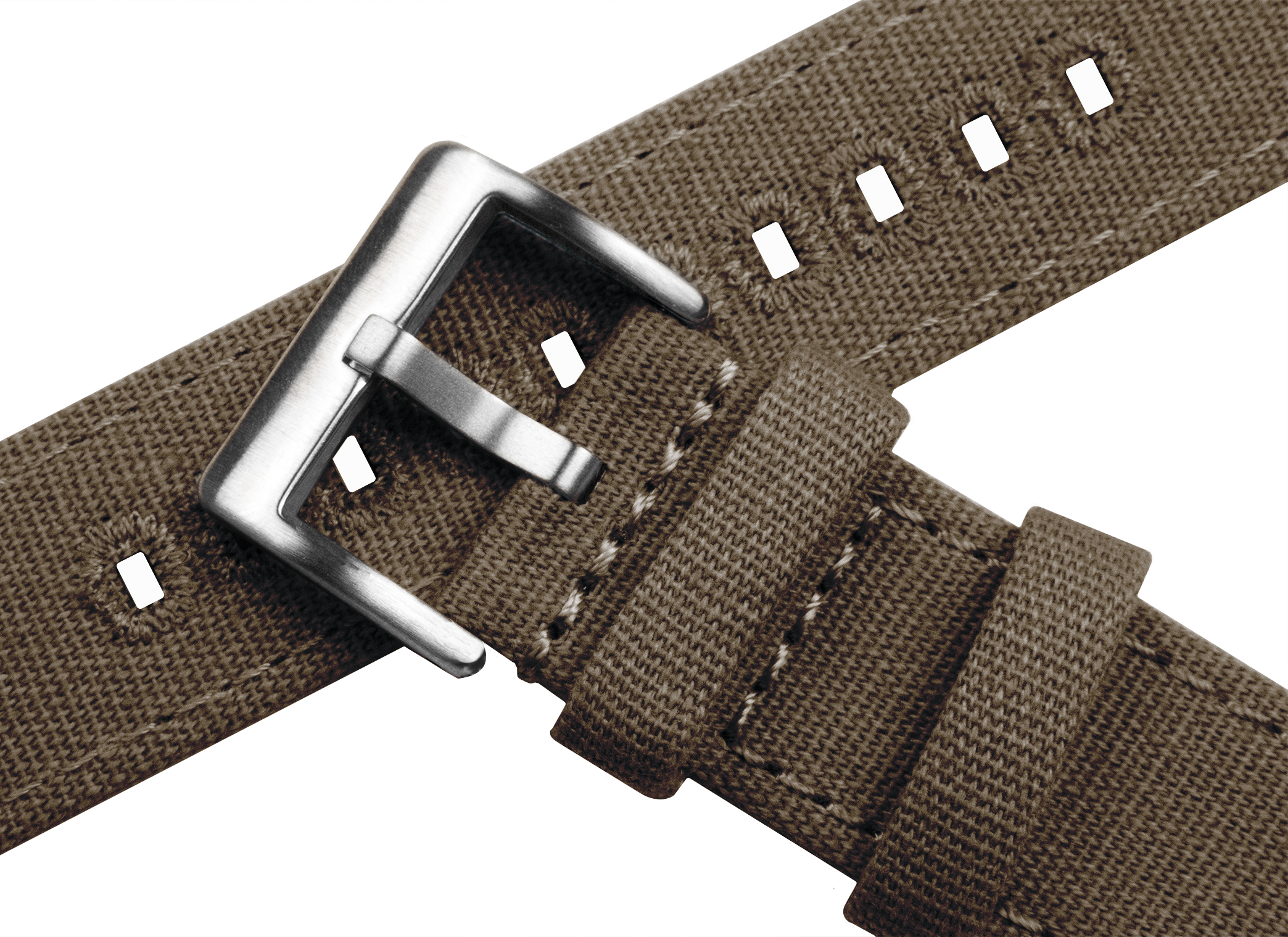 Taupe Premium Canvas Watch Band