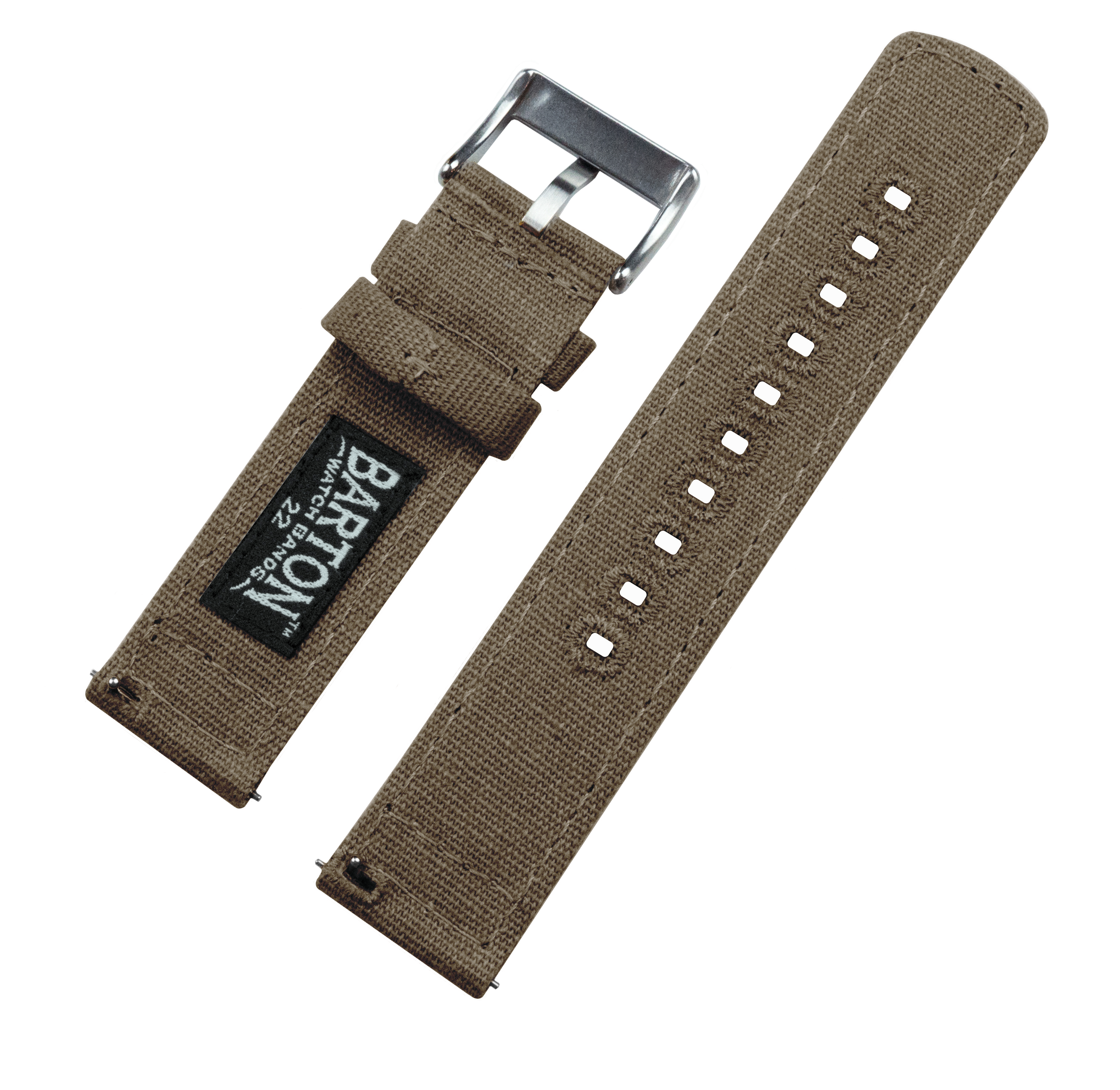 Taupe Premium Canvas Watch Band