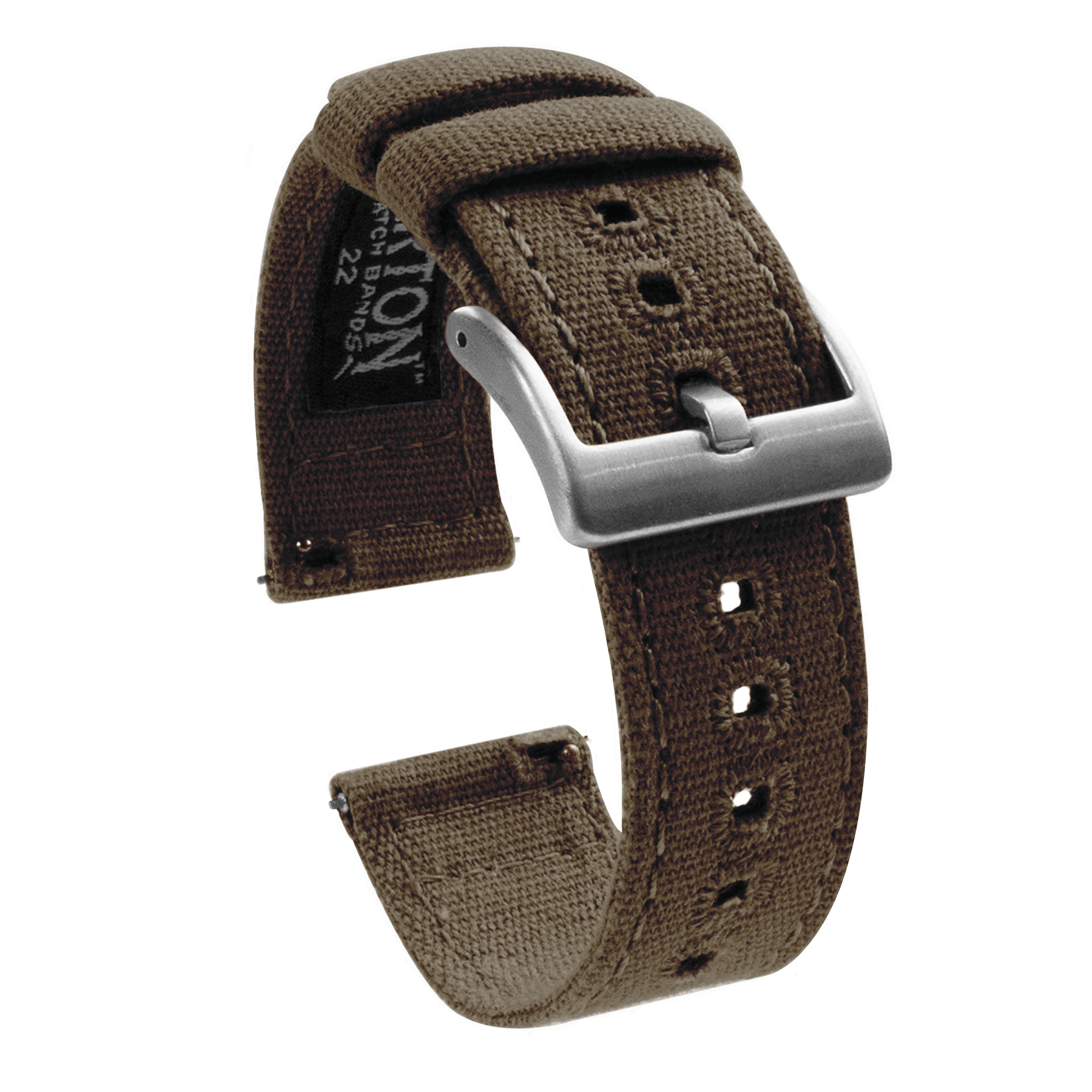 Taupe Premium Canvas Watch Band