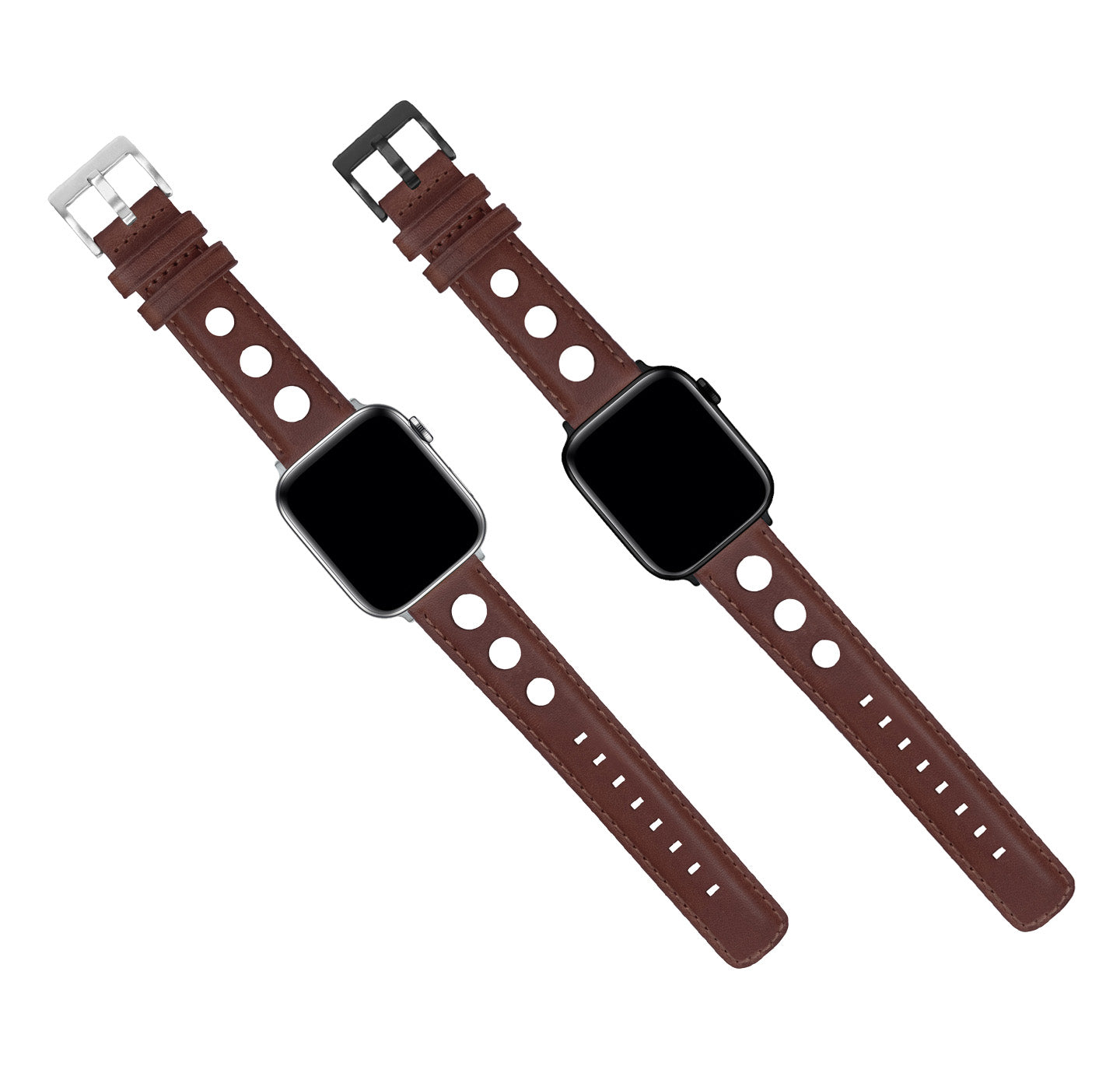 Apple Watch Chocolate Brown Rally Horween Leather Watch Band