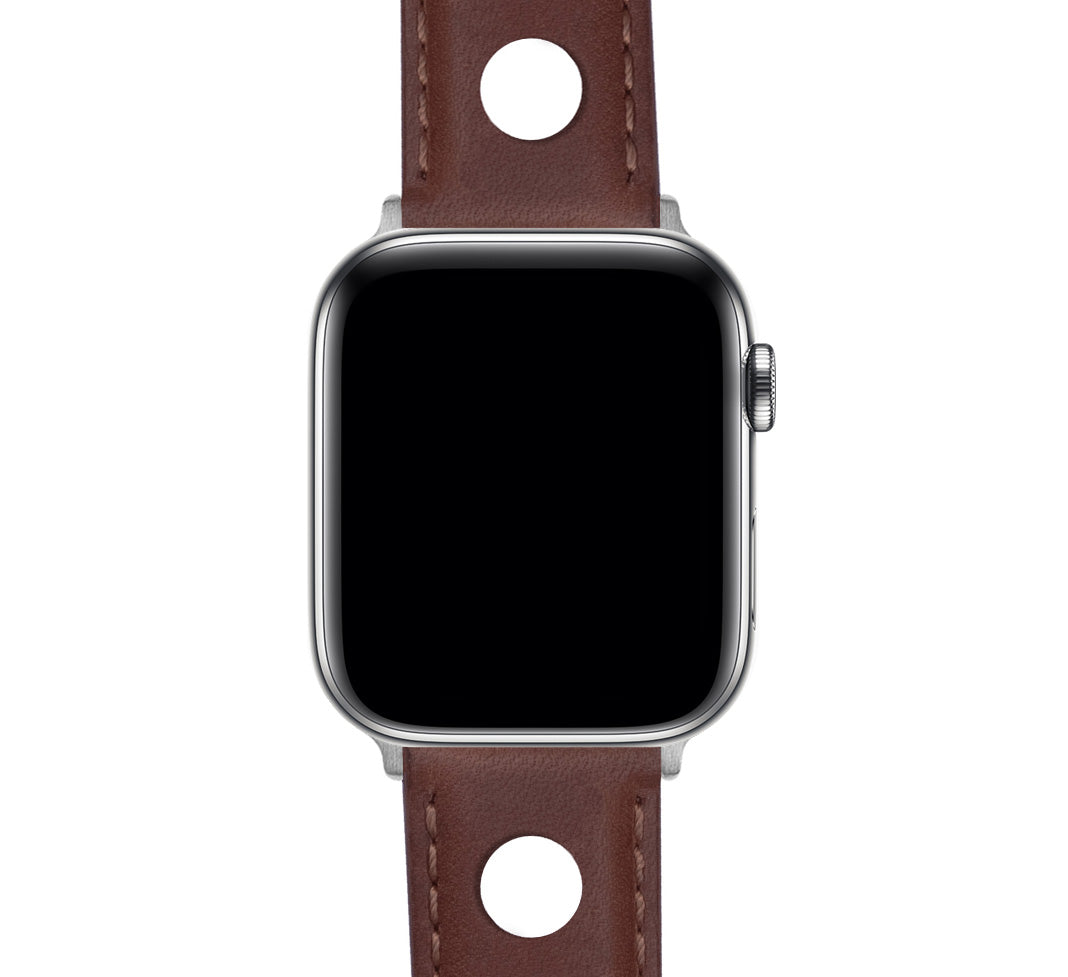 Apple Watch Chocolate Brown Rally Horween Leather Watch Band