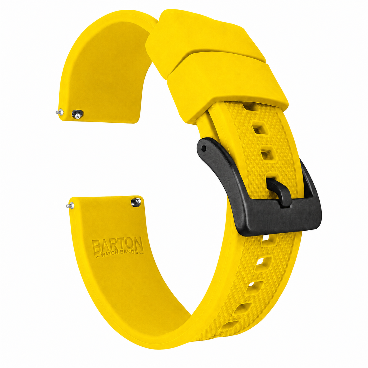 Yellow Elite FKM Rubber Watch Band