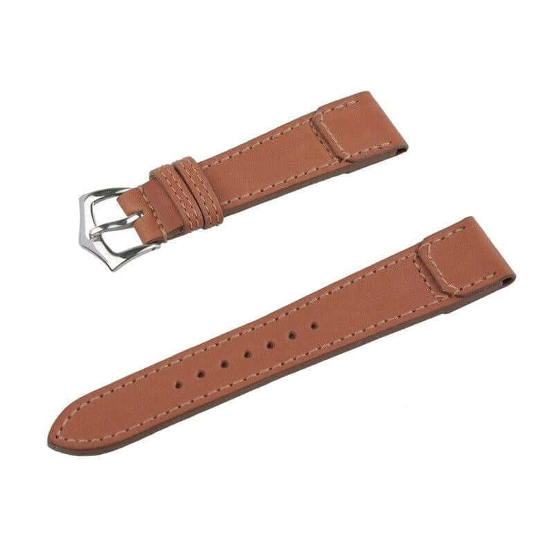 Cognac Barenia Leather Watch Strap