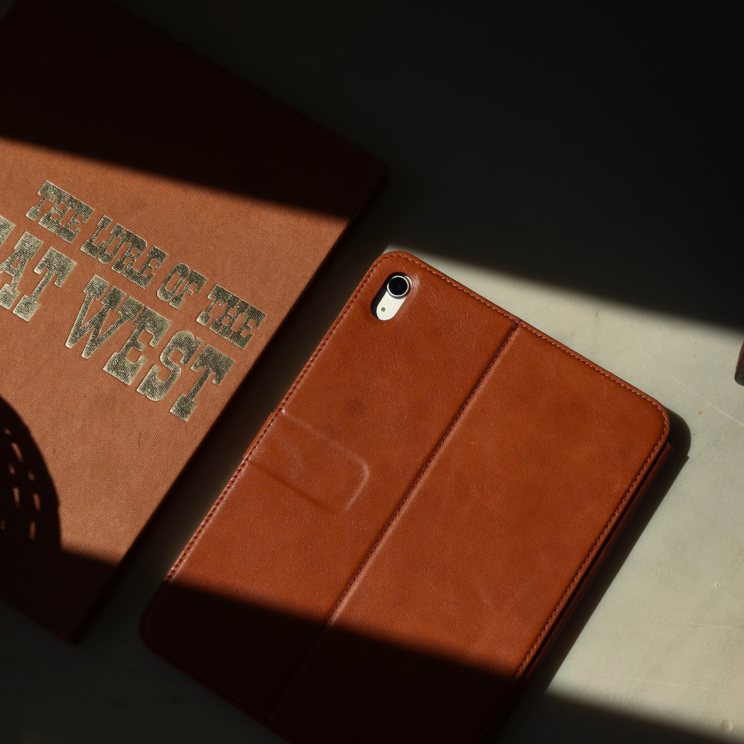 Leather iPad Case - Sienna