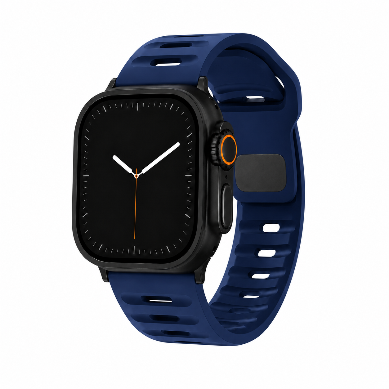 Apple Watch Active FKM Rubber Navy Blue Watch Band