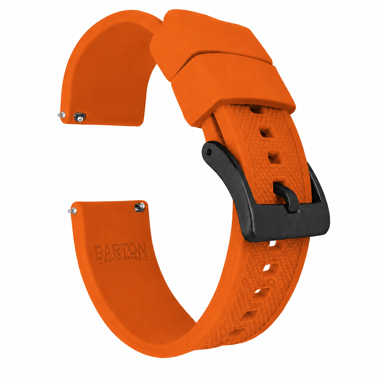 Pumpkin Orange Elite FKM Rubber Watch Band