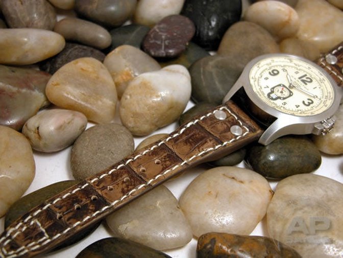 Prototipo Capolavoro Vintage Alligator Leather Limited Edition Strap For IWC Big Pilot, Stowa, Debaufre,LACO