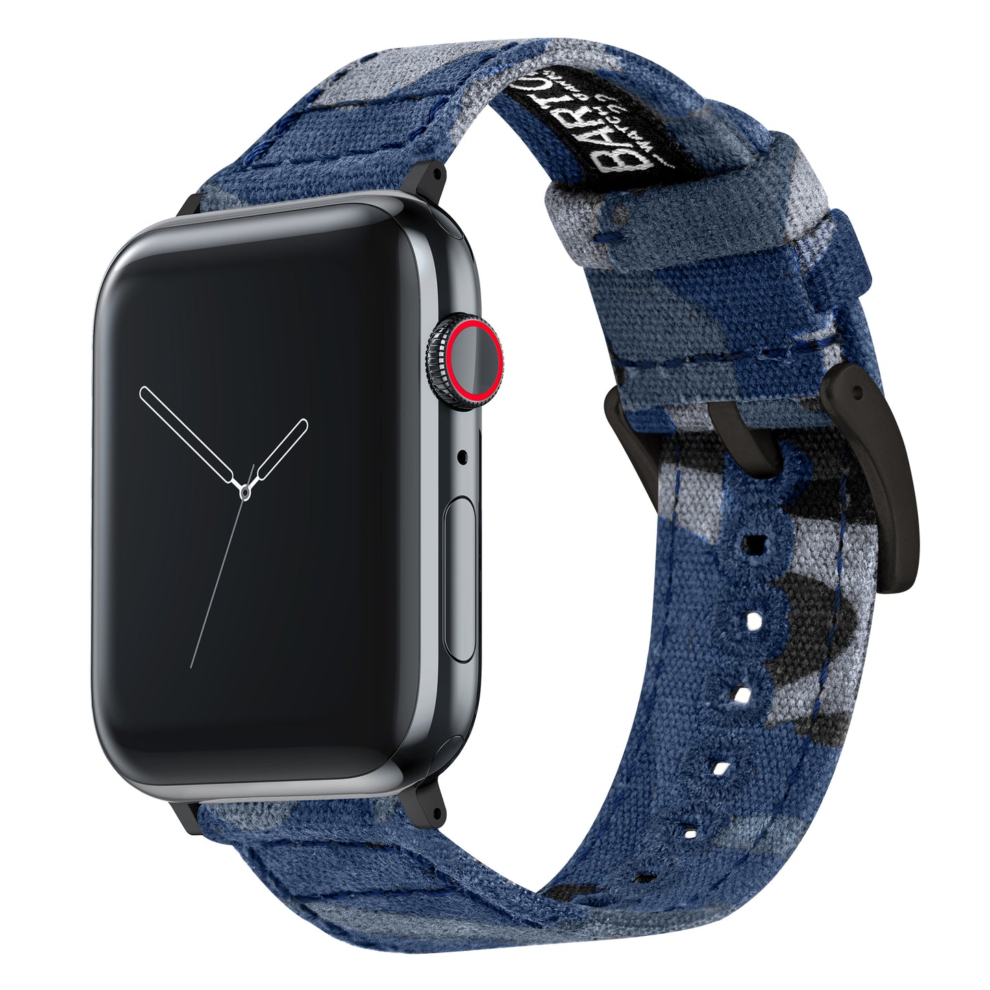 Apple Watch Navy Camouflage Canvas Watch Band