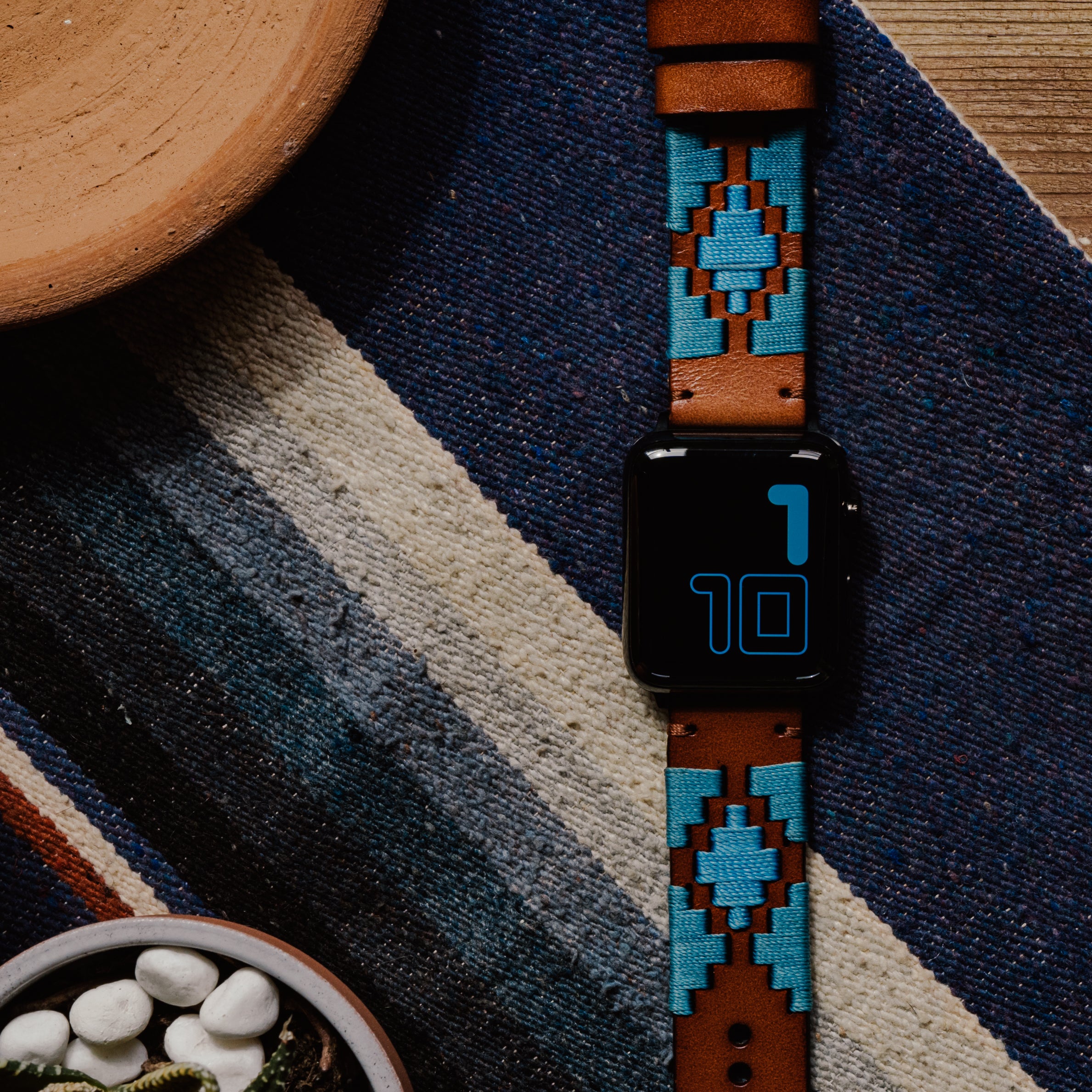 Apple Watch | Gaucho | Turquoise & Sky Blue - Barton Watch Bands