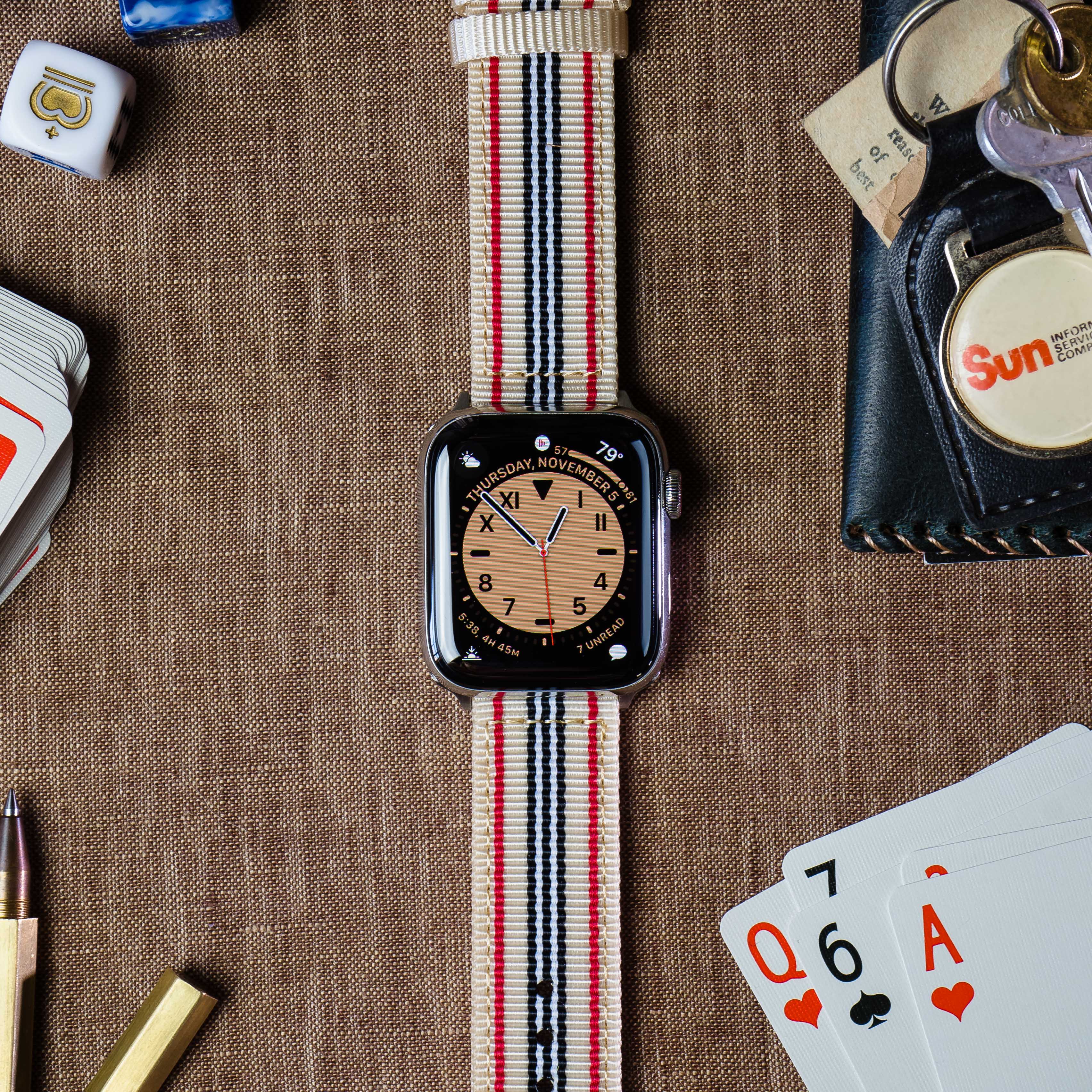 Apple Watch | Two-piece NATO style | Retro - Barton Watch Bands