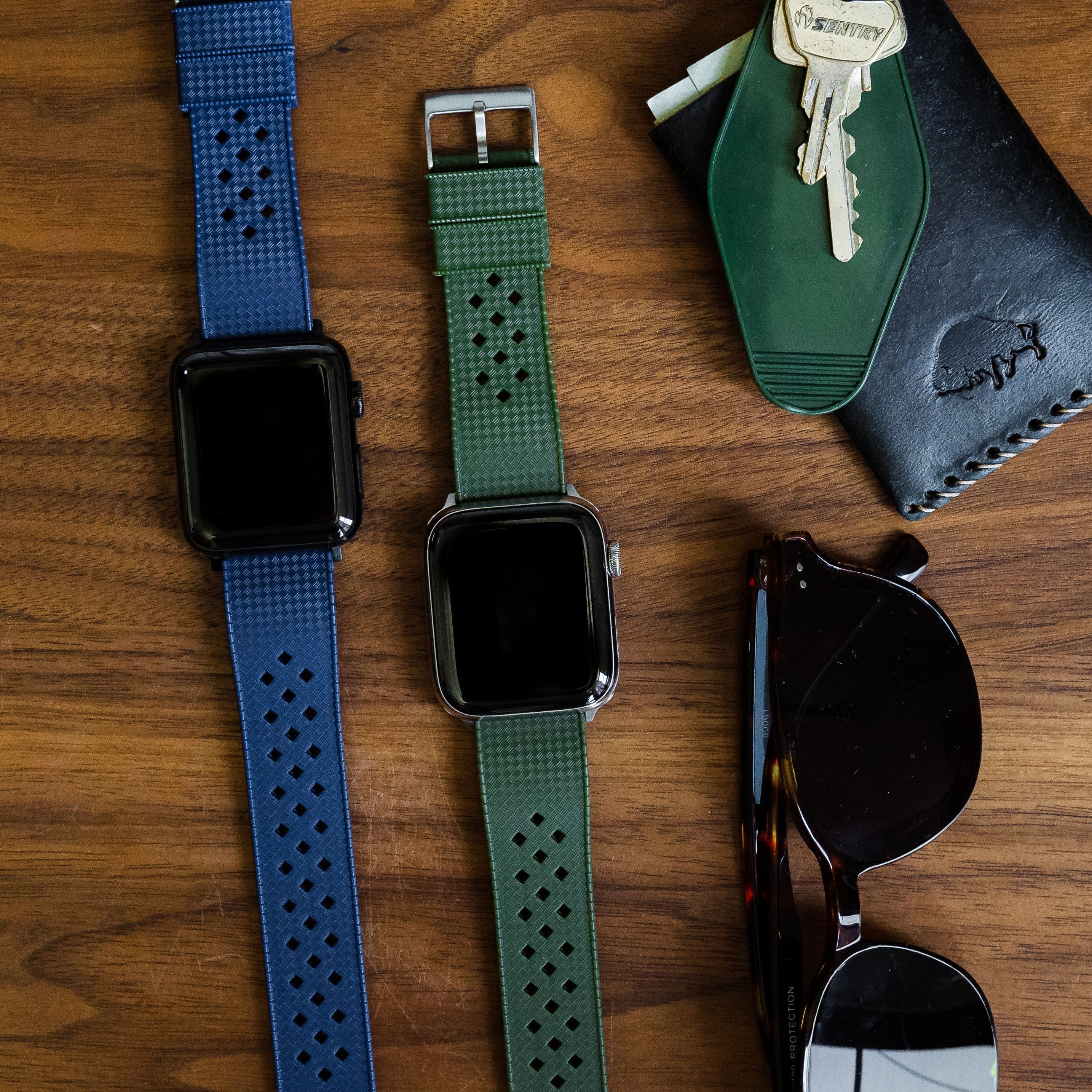 Apple Watch | Tropical-Style | Navy Blue - Barton Watch Bands