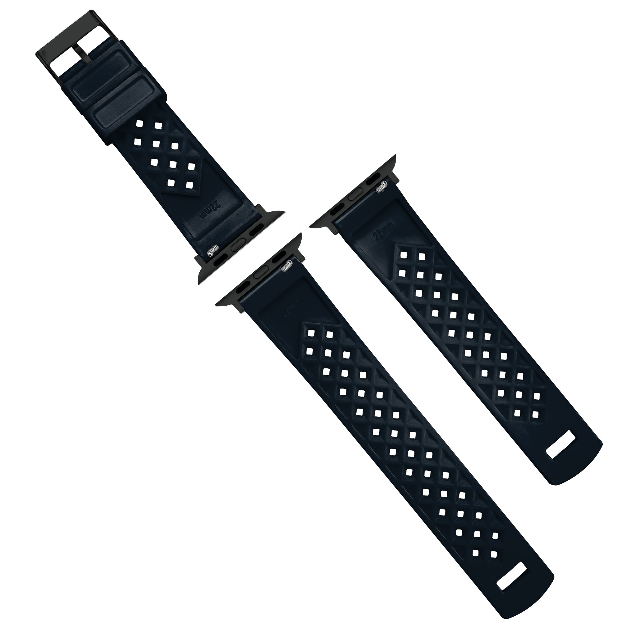 Apple Watch Tropical Style Black Watch Band