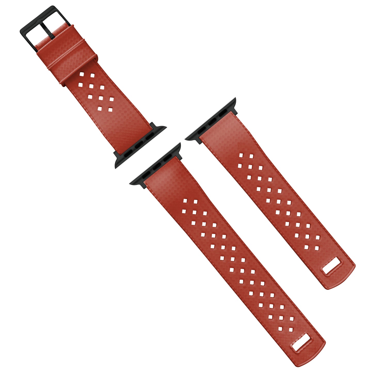 Apple Watch Tropical Style Crimson Red Watch Band