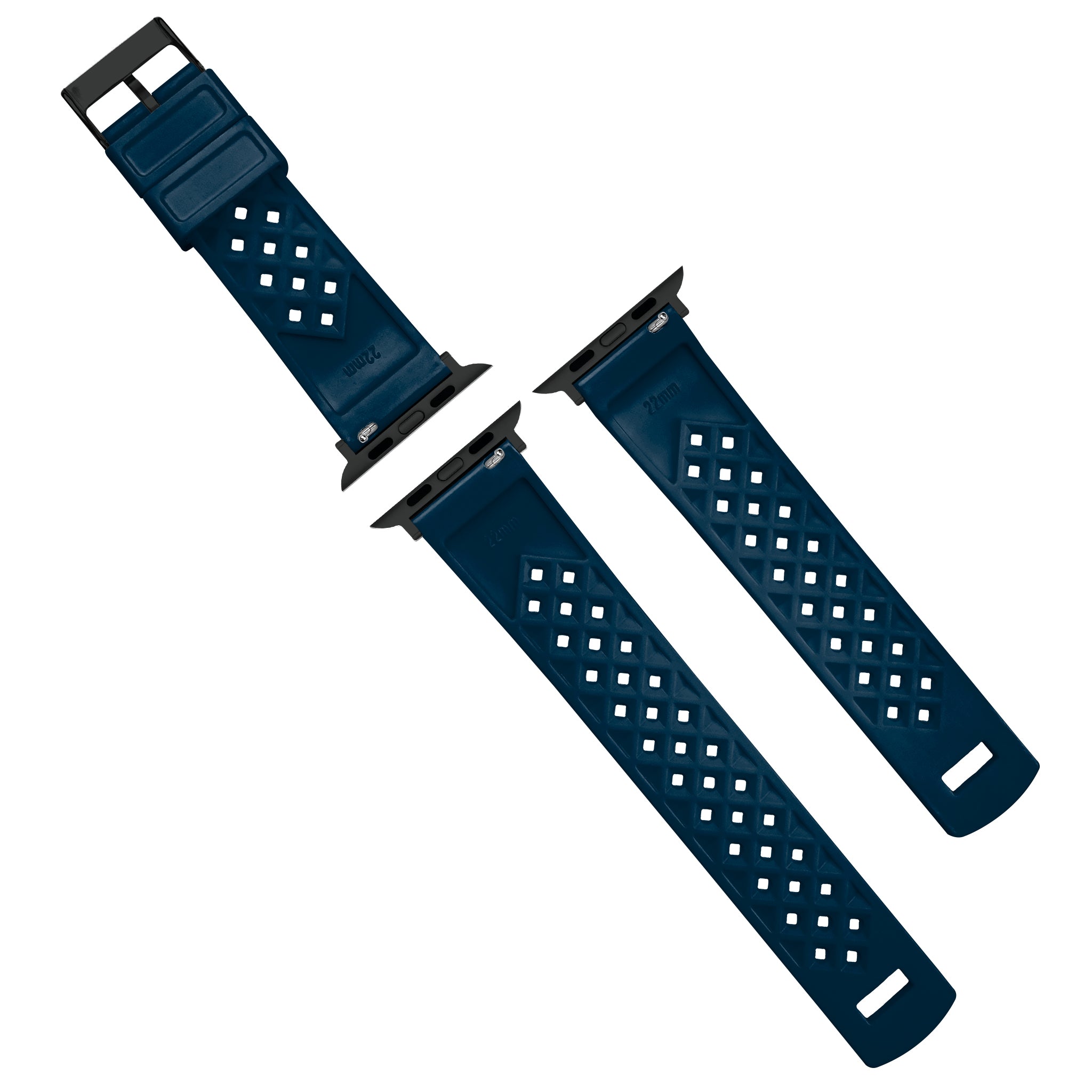 Apple Watch Tropical Style Navy Blue Watch Band