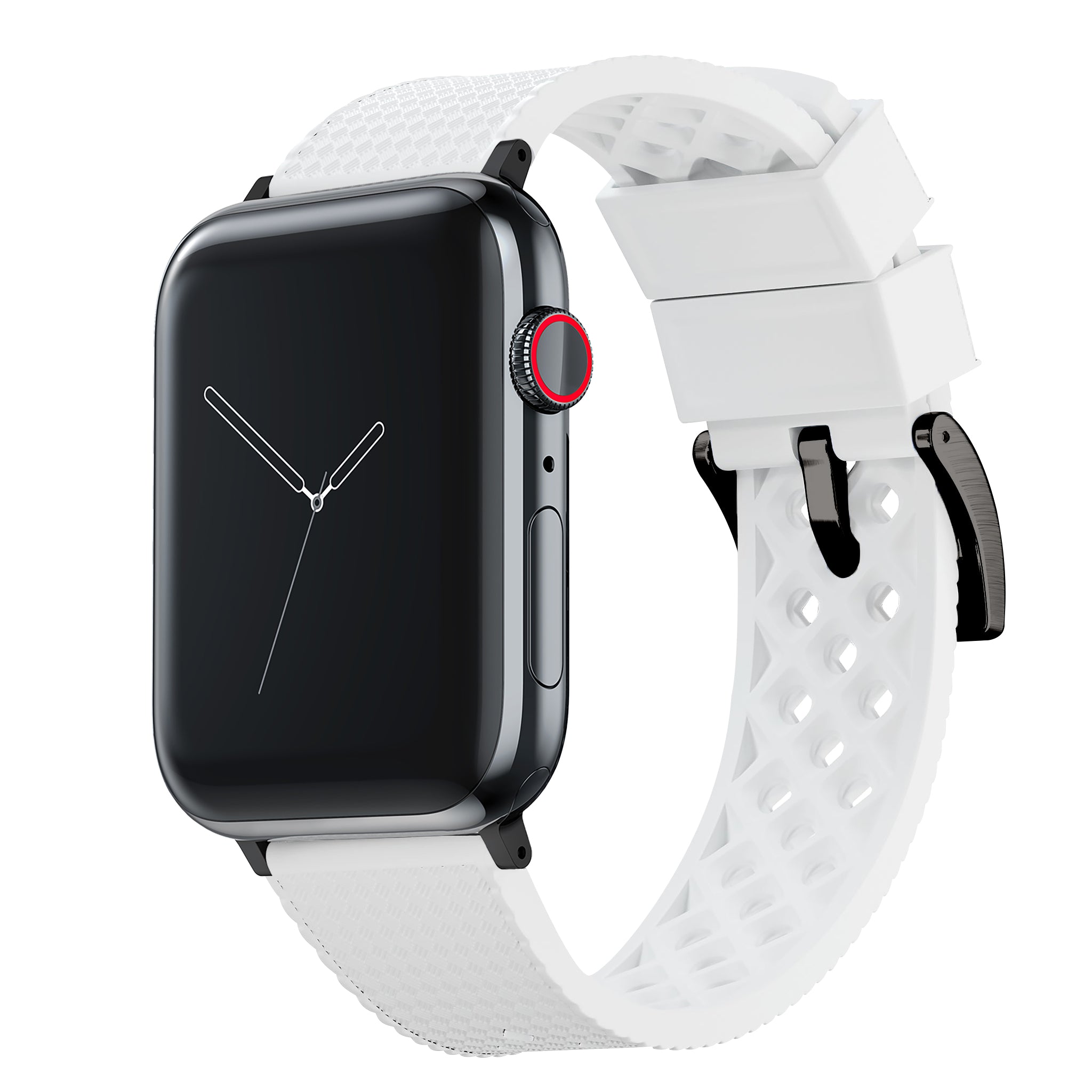 Apple Watch Tropical Style White Watch Band