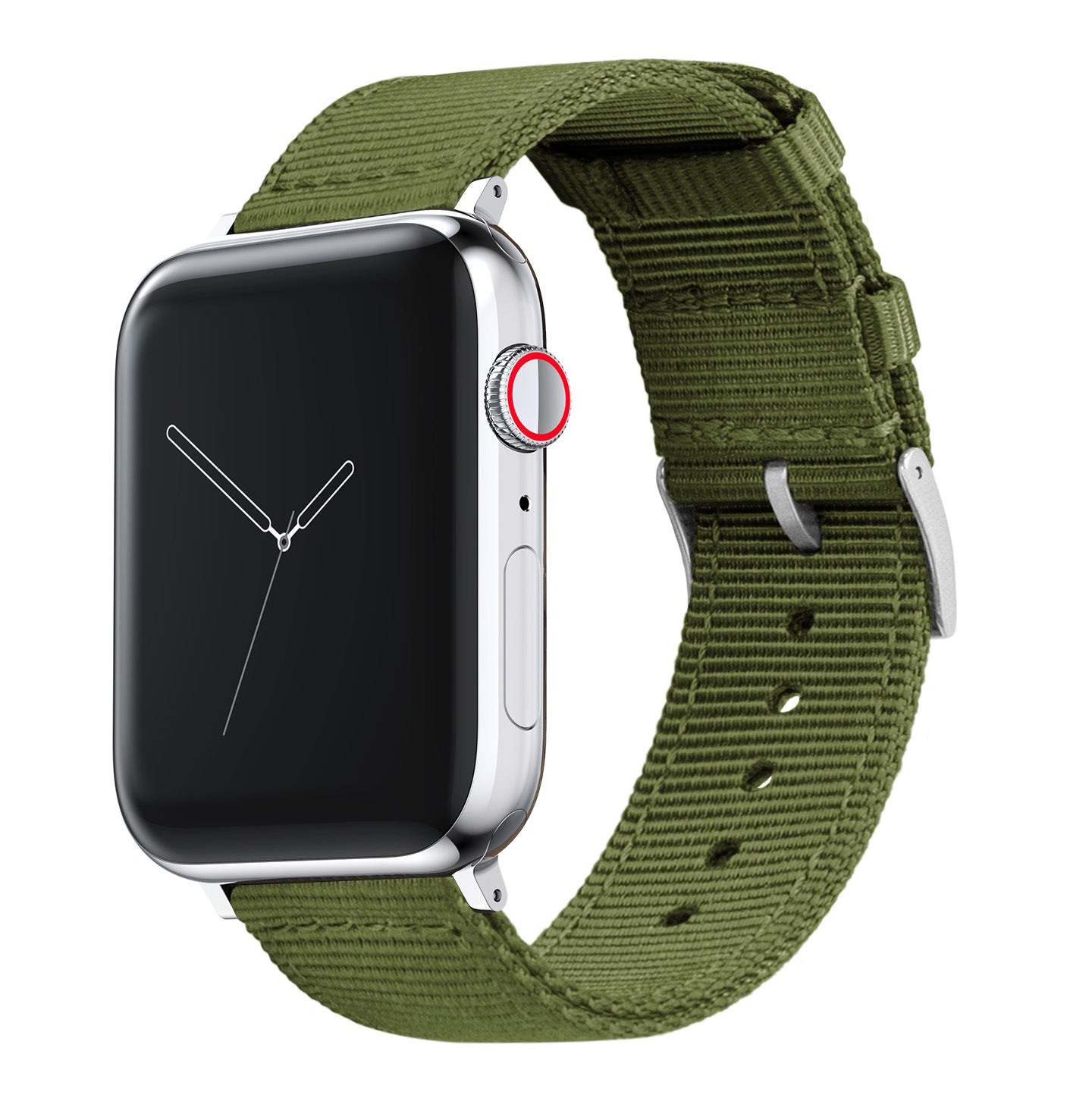 Apple Watch | Two-piece NATO style | Army Green - Barton Watch Bands